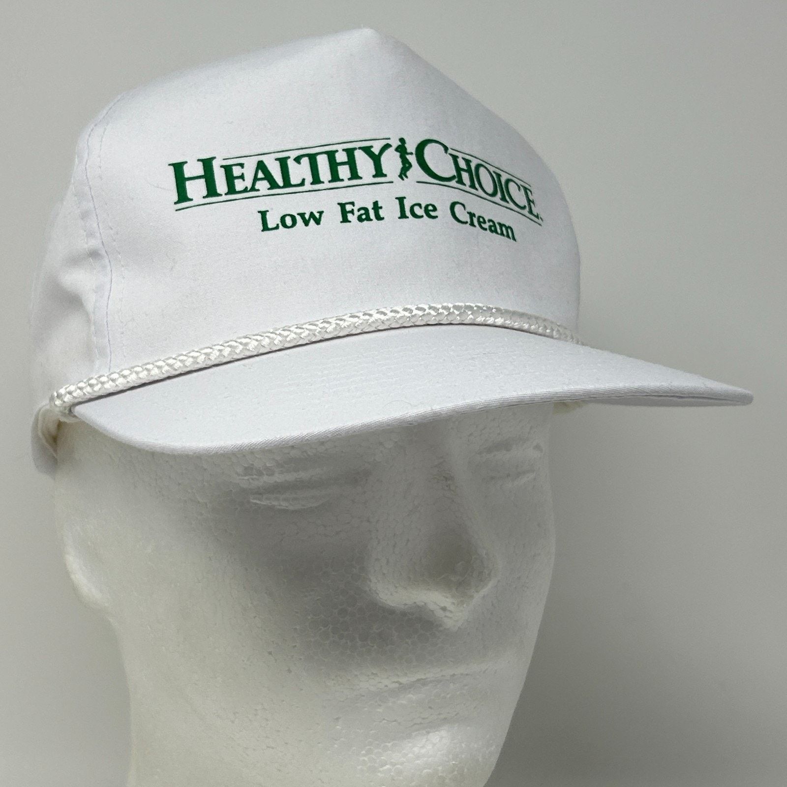 Vintage Vintage 90s Healthy Choice Ice Cream Hat Baseball Cap White Size ONE SIZE - 10 Thumbnail