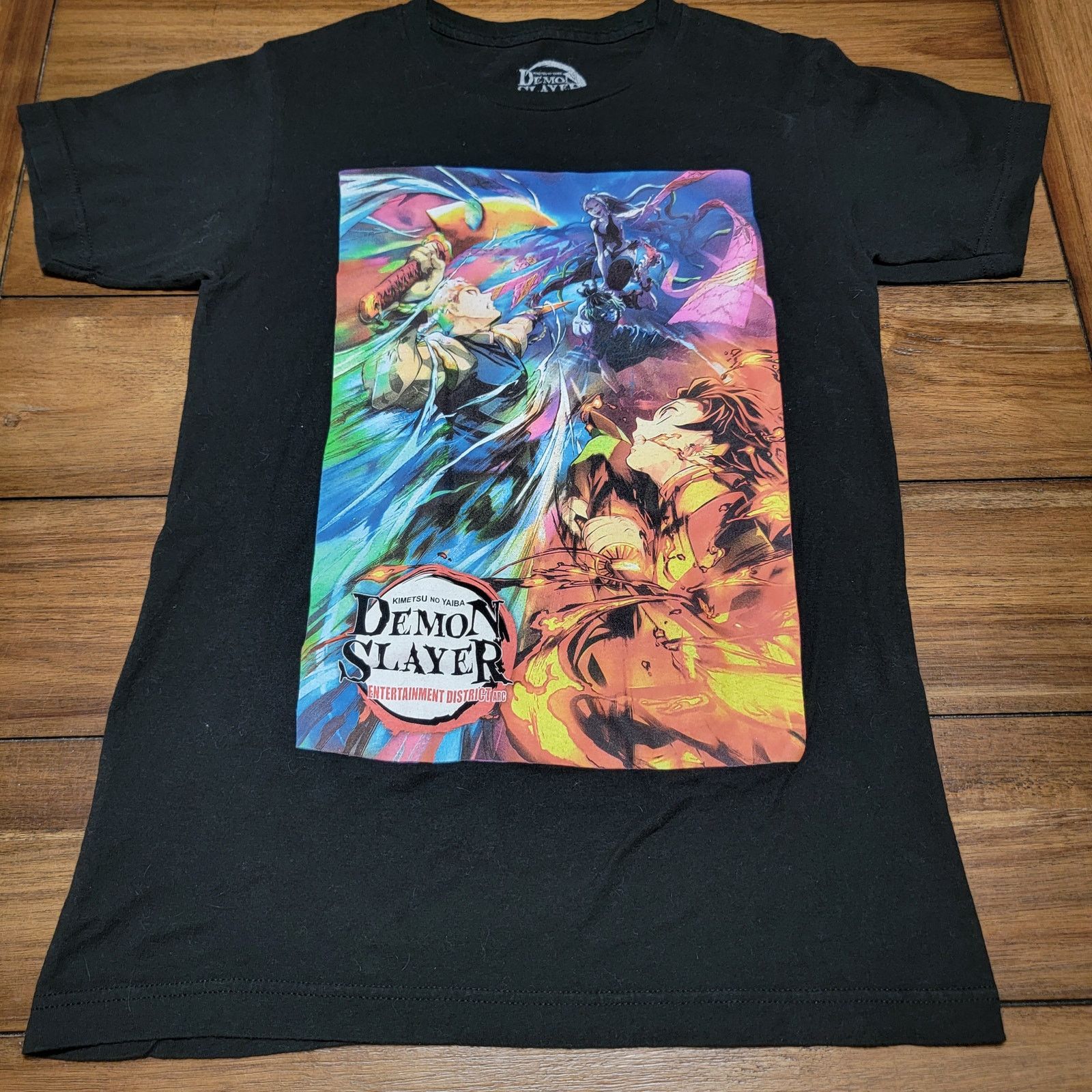 Other Demon Slayer Black Unisex Tee Battle Scene - Size Small Size US S / EU 44-46 / 1 - 1 Thumbnail