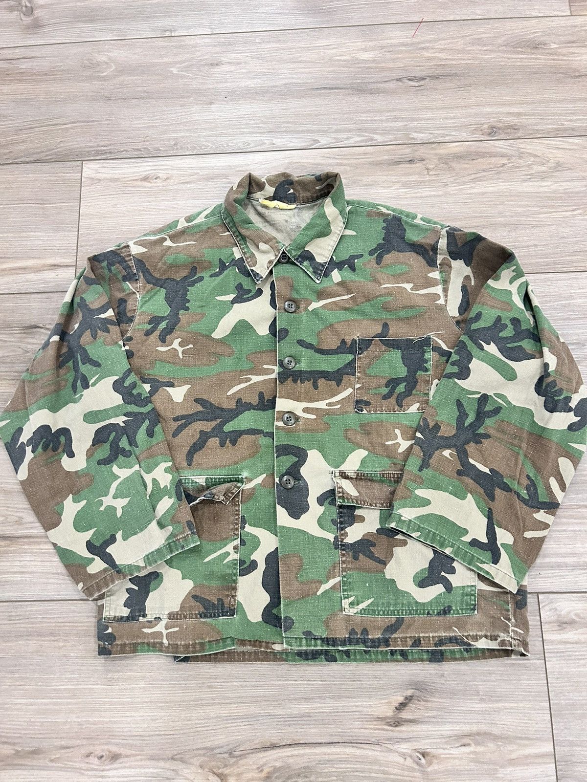 Vintage 80s camo shirt Size US L / EU 52-54 / 3 - 1 Thumbnail