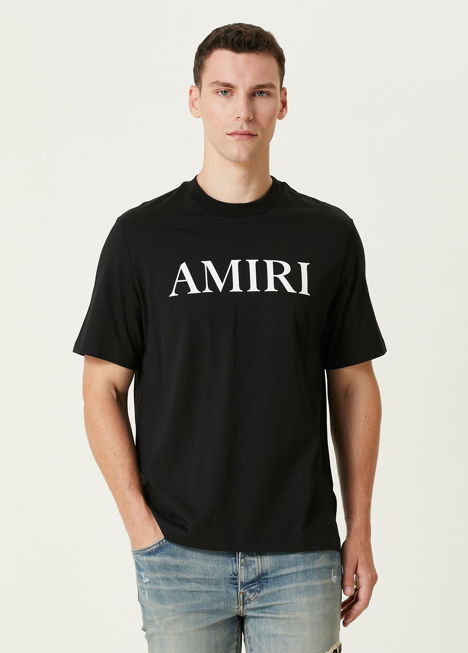 AMIRI Core collection black logo print t-shirt Medium