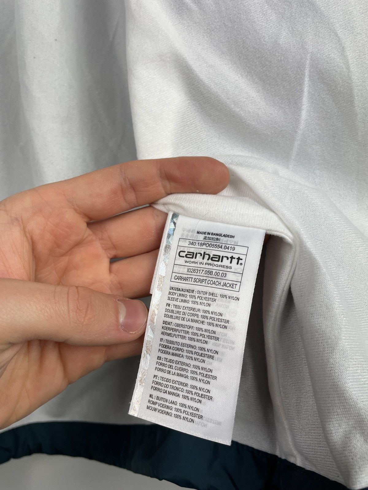 Carhartt NWOT!!! Carhartt WIP Script Coach Jacket Size US S / EU 44-46 / 1 - 12 Thumbnail