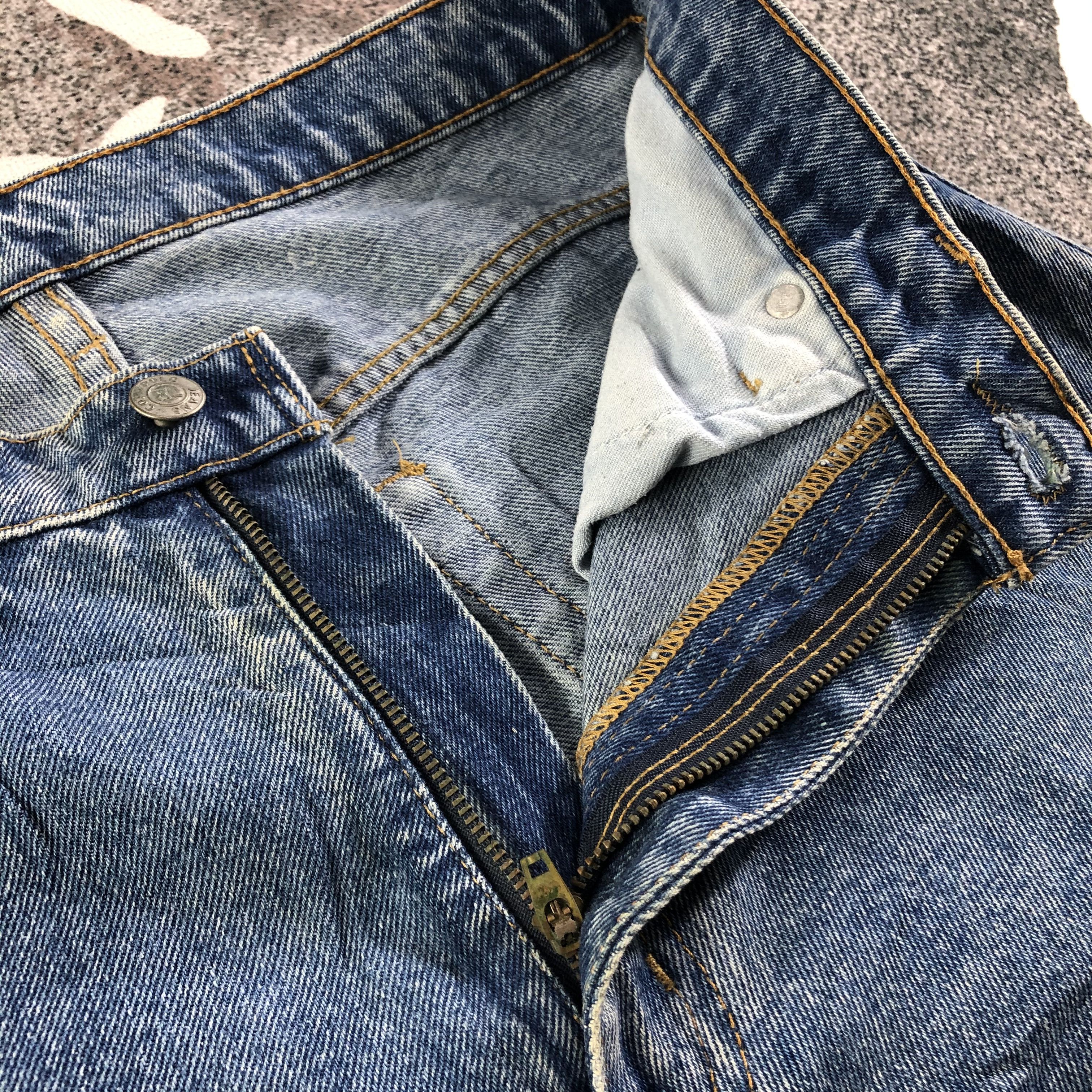 Polo Ralph Lauren Vintage Polo Ralph Lauren Blue Baggy Jeans KJ2176 Size US 32 / EU 48 - 9 Thumbnail