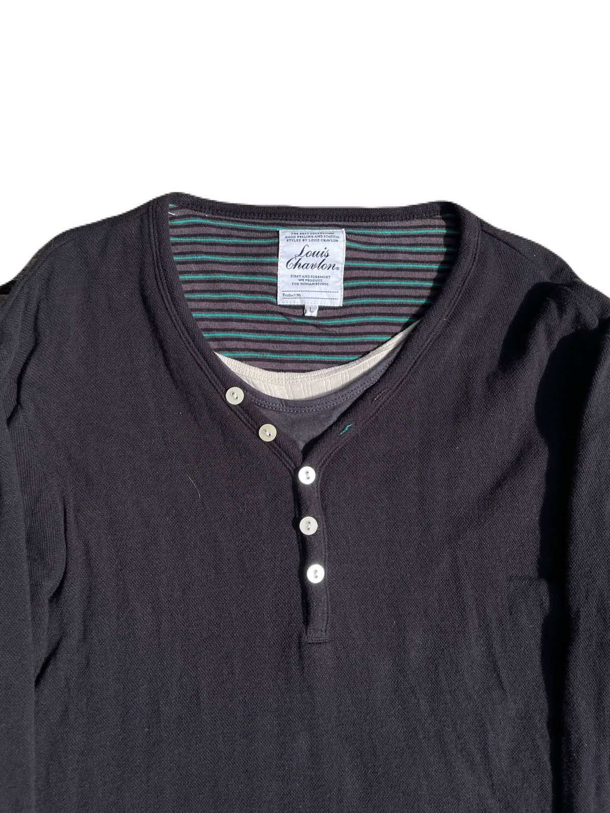 If Six Was Nine 2000s Japanese archive Vkei Layered Button Long Sleeve Tee Size US M / EU 48-50 / 2 - 5 Thumbnail