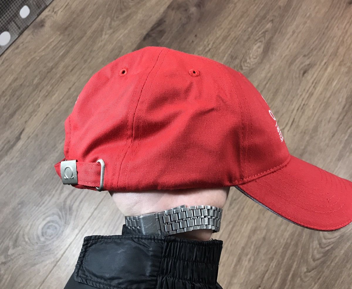 Omega × Vintage Omega Red Vintage Cap Crans Montana Size ONE SIZE - 4 Thumbnail