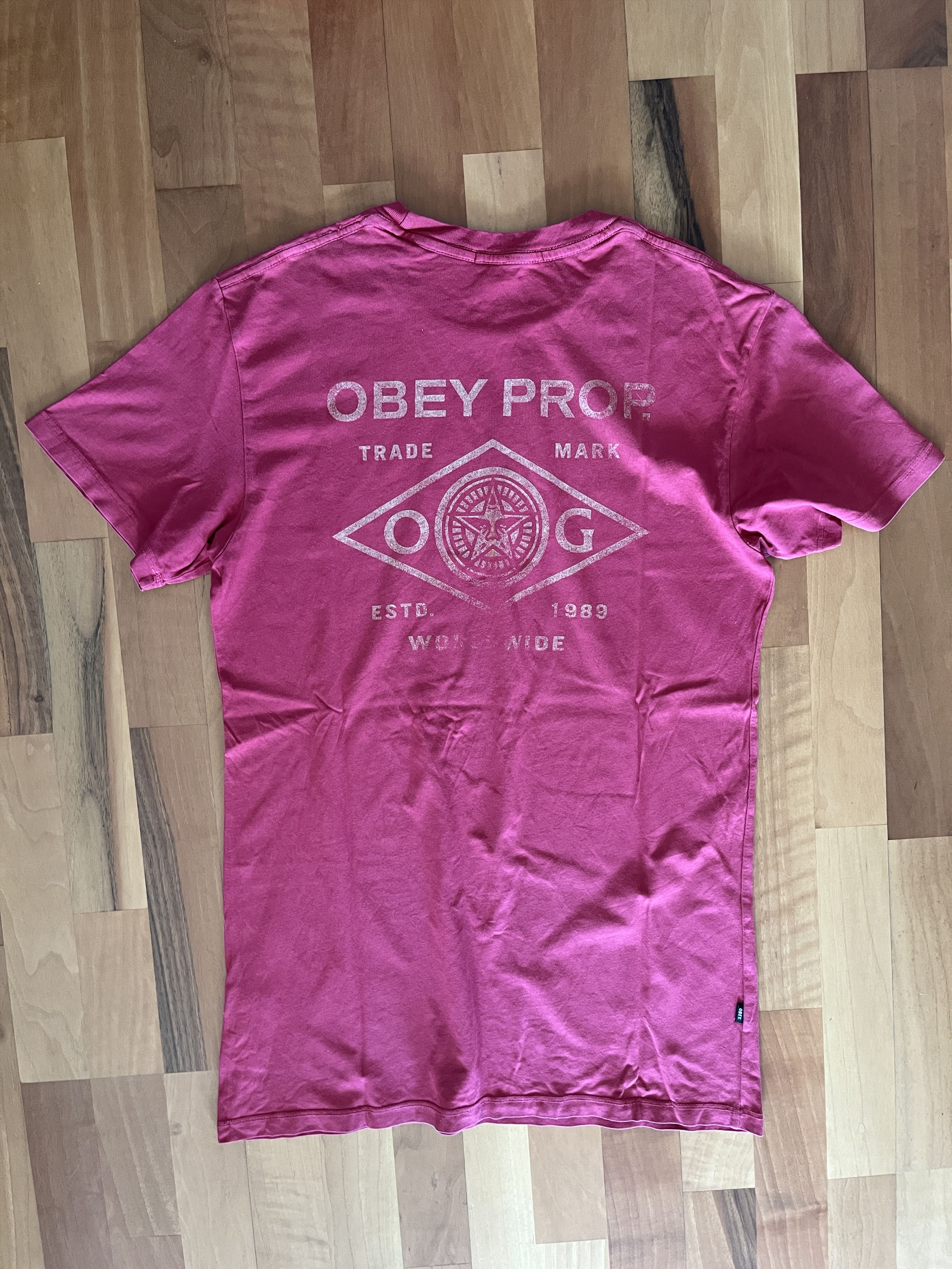 Obey Obe Shirt with back print Size US S / EU 44-46 / 1 - 3 Thumbnail