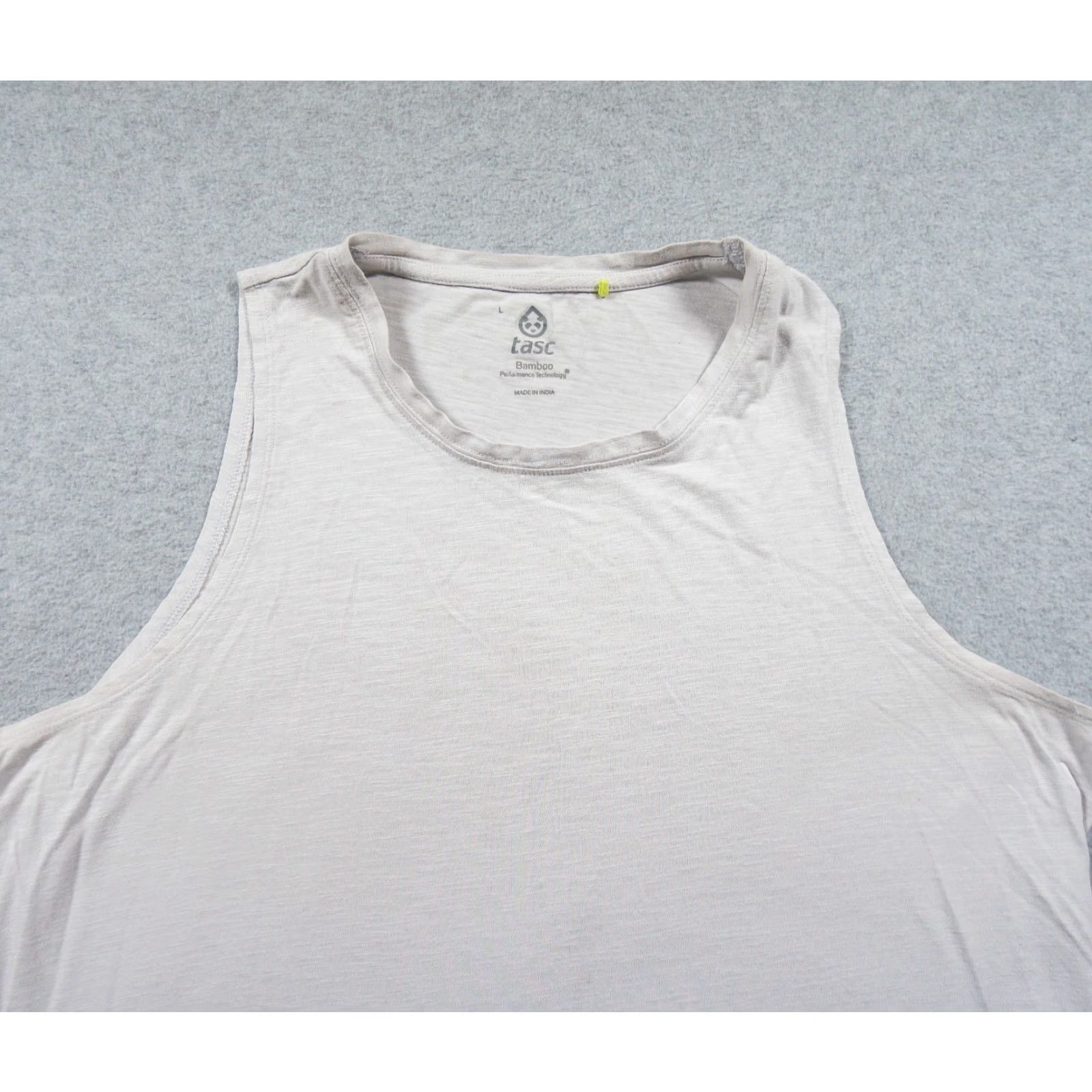 Vintage TASC Shirt Womens Large Gray Tank Top Sleeveless Performance Bamboo Ladies Size L / US 10 / IT 46 - 2 Thumbnail