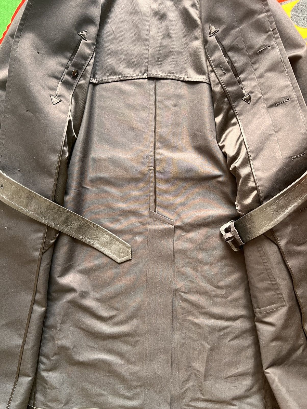 Tom Ford 48 / L Tom Ford Leather Outerwear Trench Coat Black tailor Size US M / EU 48-50 / 2 - 14 Thumbnail