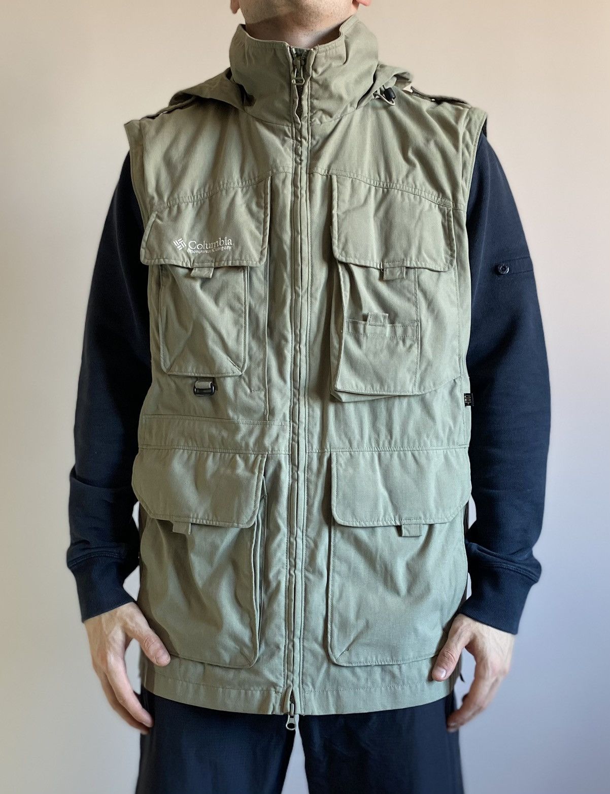 Columbia 2in1 COLUMBIA Multipocket Tactical Utility Jacket Vest Size US M / EU 48-50 / 2 - 2 Thumbnail