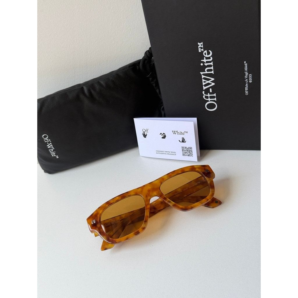 Off-White NEW Off White Providence Havana Brown Unisex Sunglasses Size ONE SIZE - 2 Thumbnail