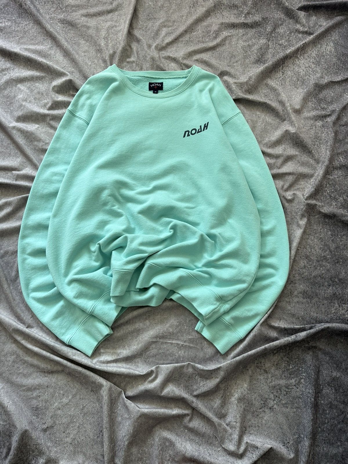 Noah NOAH NYC "It's a very deep sea" Sky Blue Sweatshirt Size XL Size US XL / EU 56 / 4 - 8 Thumbnail