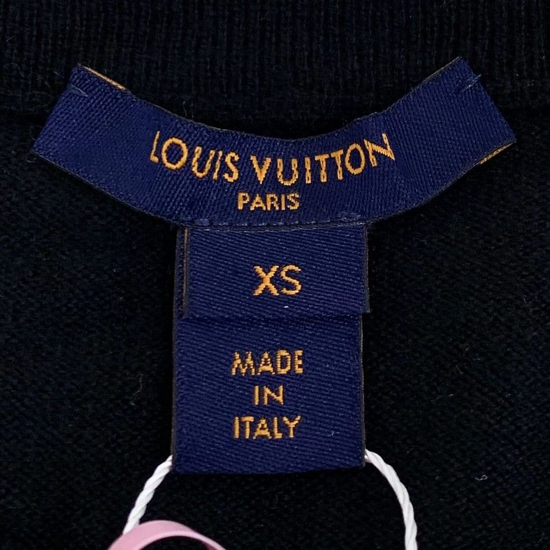 Louis Vuitton Louis Vuitton Black monogrammed and diamond-encrusted wool Size XS / US 0-2 / IT 36-38 - 7 Thumbnail