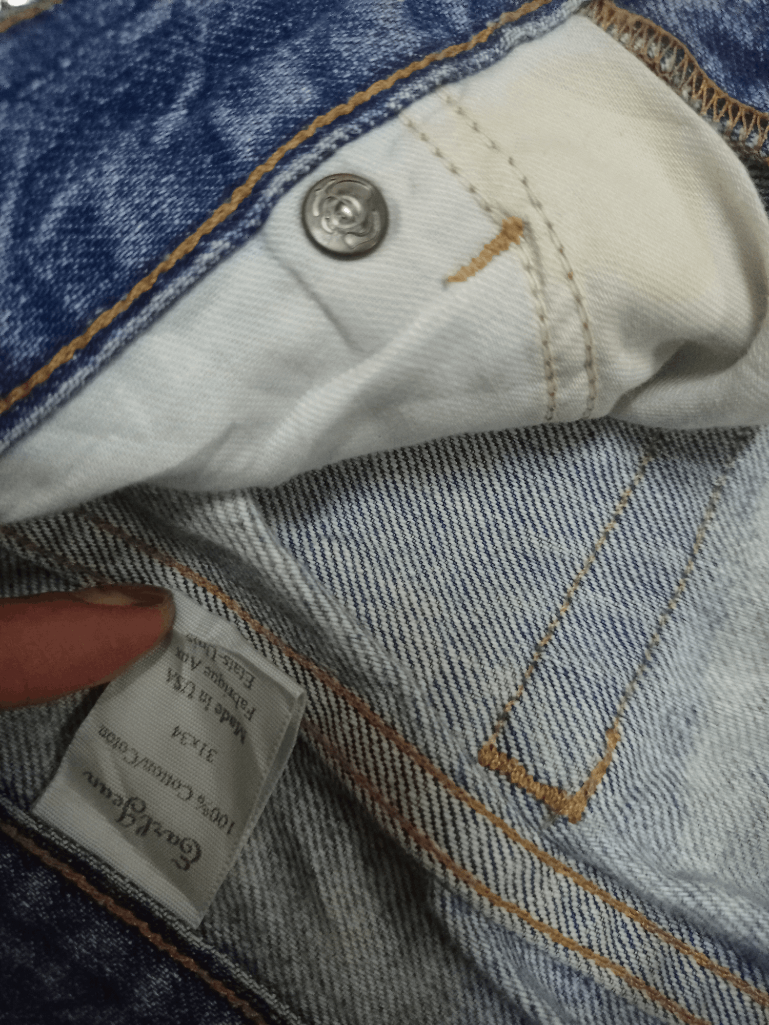 Earl Jeans Vintage USA Earl Jean Western Distressed Flare Jeans Size US 33 - 12 Thumbnail