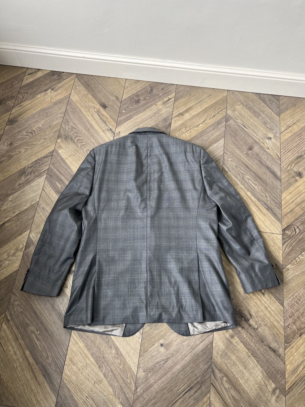 Designer × Vintage Vintage Eduard Dressler Grey Loro Piana Superfine Suit Size 54R - 16 Thumbnail