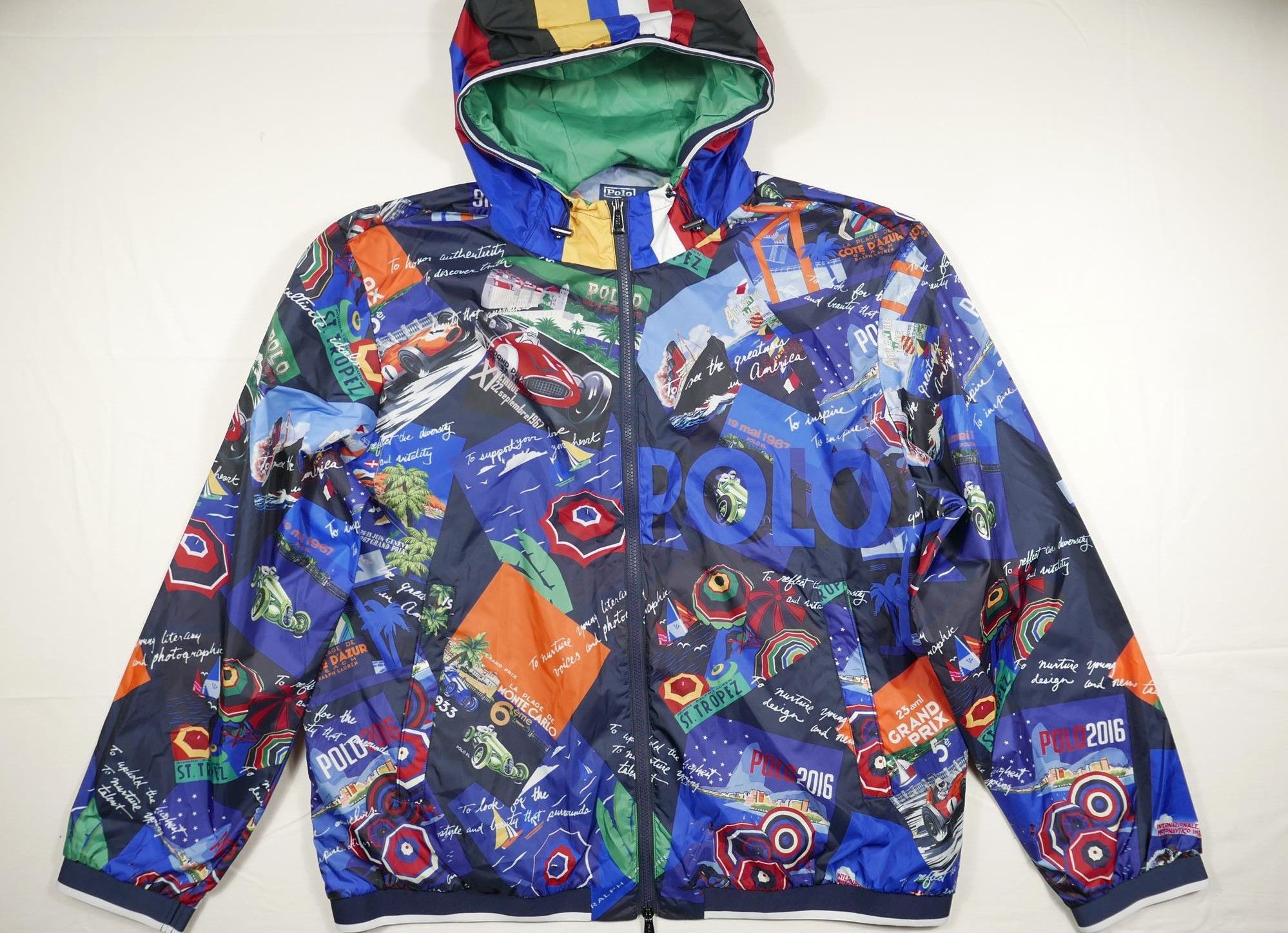 image of Polo Ralph Laurent Windbreaker Jacket Racing Sailing NWT , Men's (Size 2XL)