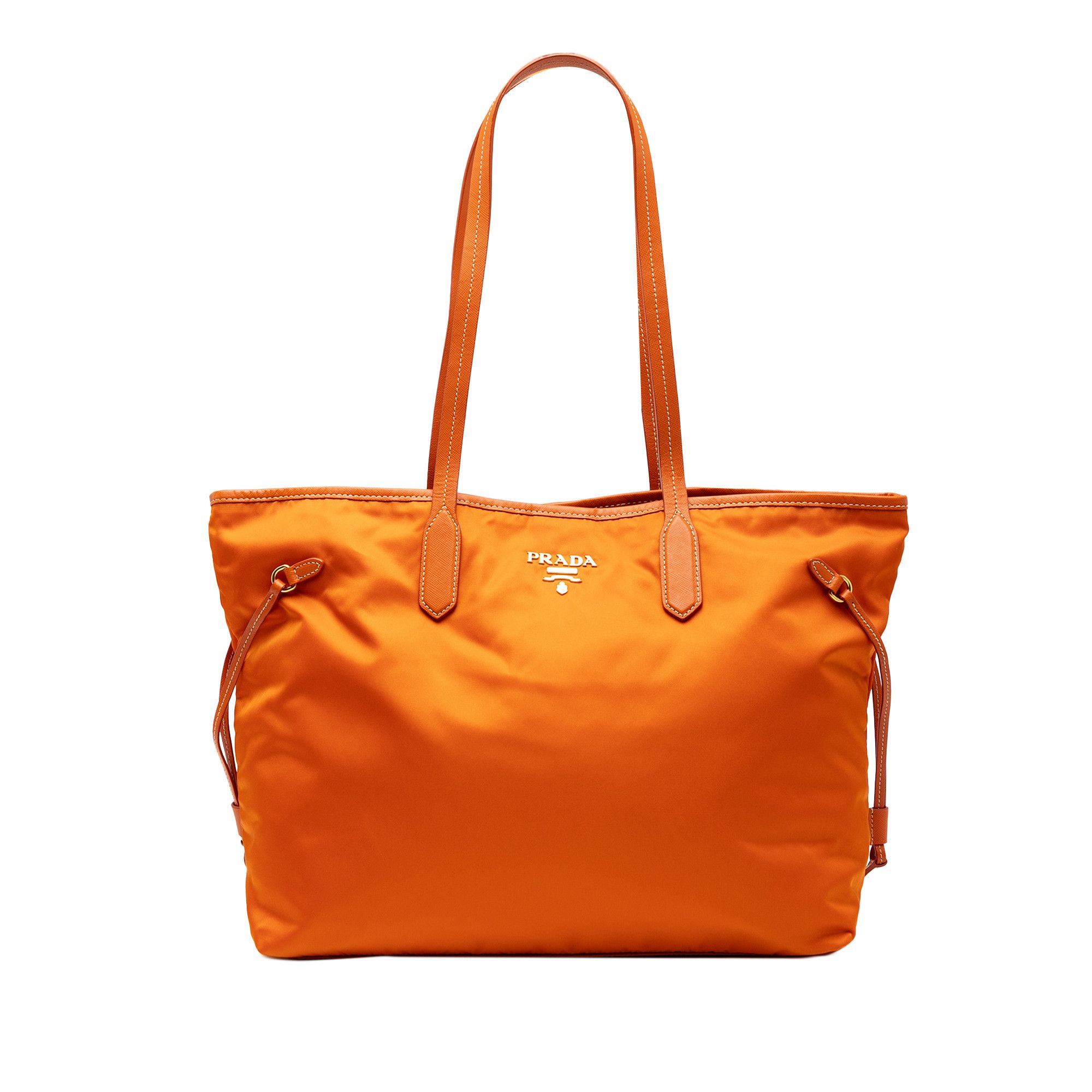 Prada Prada Saffiano Trimmed Tessuto Open Convertible Tote Size ONE SIZE - 1 Thumbnail
