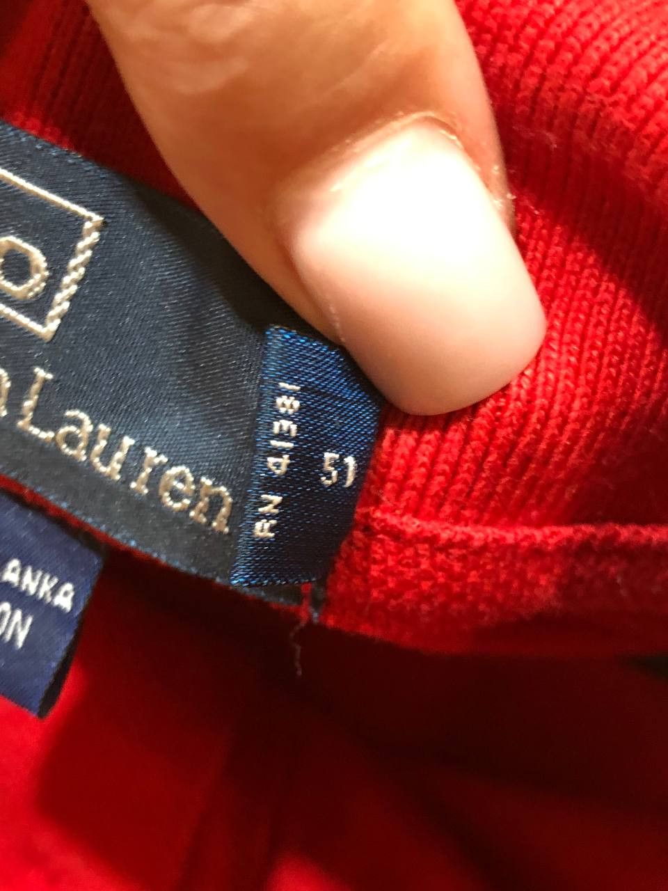 Polo Ralph Lauren Vintage red Polo Ralph Lauren big pony #3 T-shirt Y2K Size US L / EU 52-54 / 3 - 3 Thumbnail