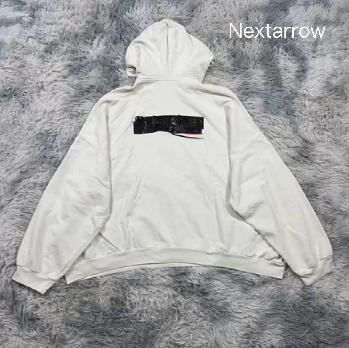 Balenciaga balenciaga White tape cola wave hoodie Size US L / EU 52-54 / 3 - 2 Thumbnail