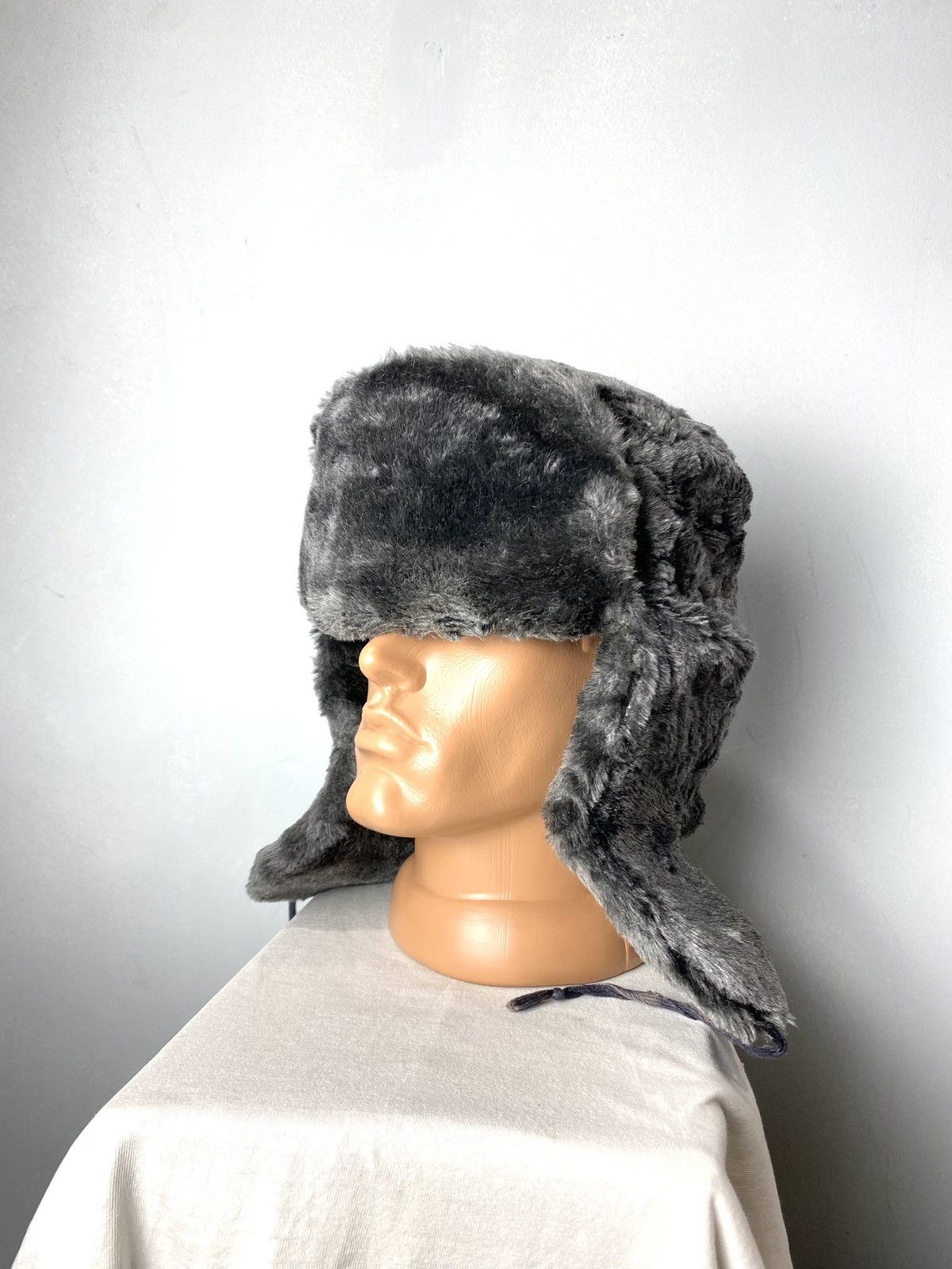 Vintage Vintage 70-80s Fur Ushanka USSR Beanie Mohair Hype American Size ONE SIZE - 2 Thumbnail