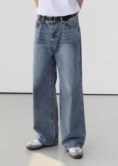 Japanese Brand Hayama x Hori Blue vintage washed casual loose trendy jeans Size US 32 / EU 48 - 1 Thumbnail