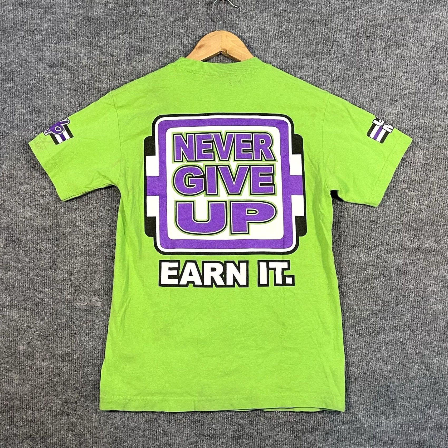 Doublet VINTAGE WWE John Cena T Shirt Small Neon Green Double Sided RESPECT Wrestling Mens Size US S / EU 44-46 / 1 - 3 Thumbnail
