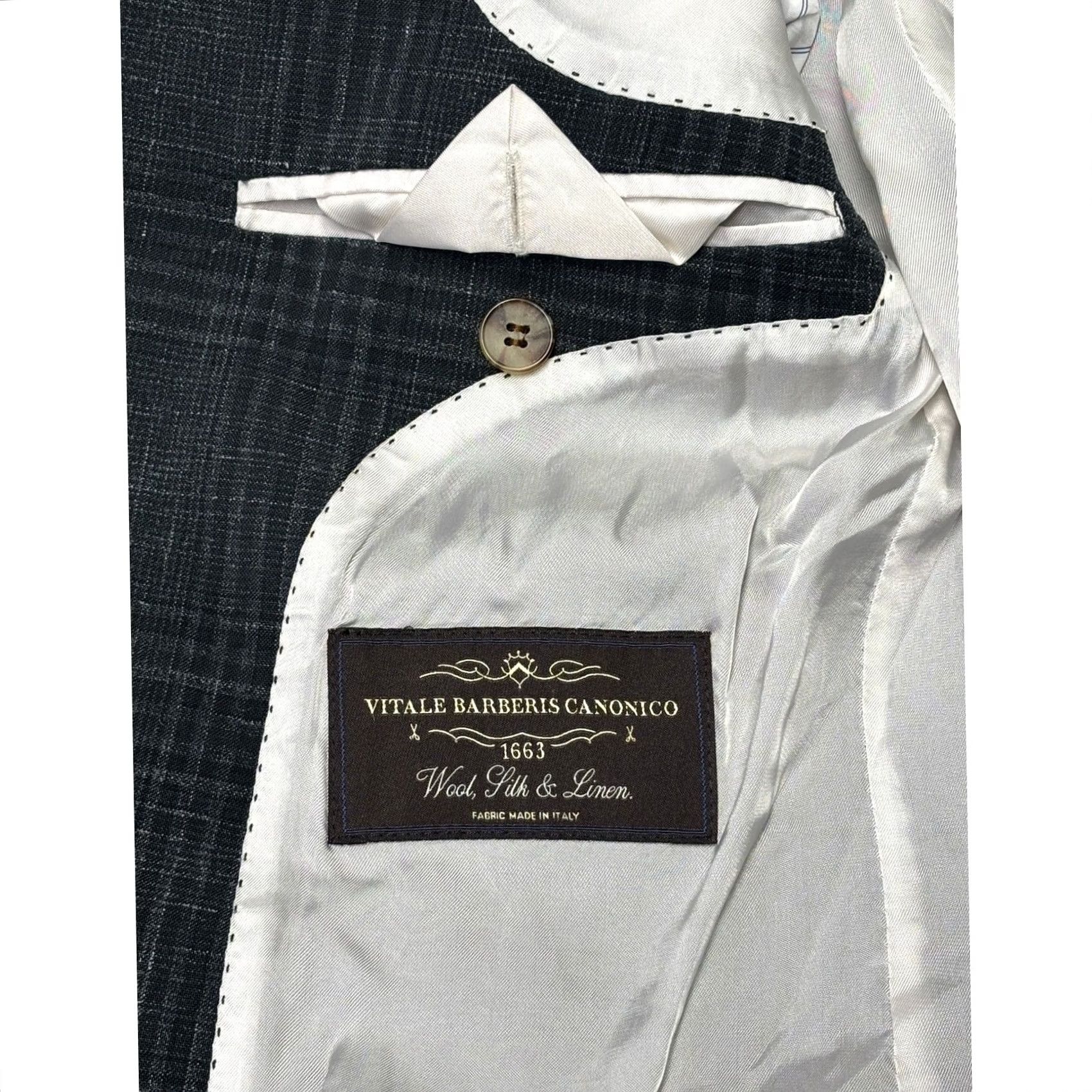 Suitsupply Suitsupply Suit 2 Piece Plaid Slim Wool Silk Linen 46 Regular Gray Men’s Formal Business Winter 30W 31L Size 46R - 6 Thumbnail