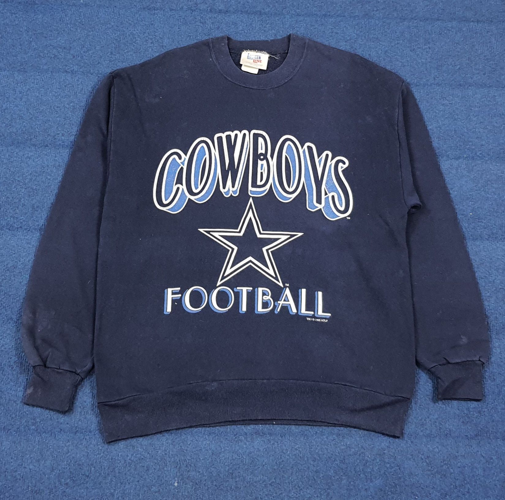 NFL Vintage 90s Dallas Cowboys Sweatshirt NFL Football C290N9 Size US M / EU 48-50 / 2 - 1 Thumbnail