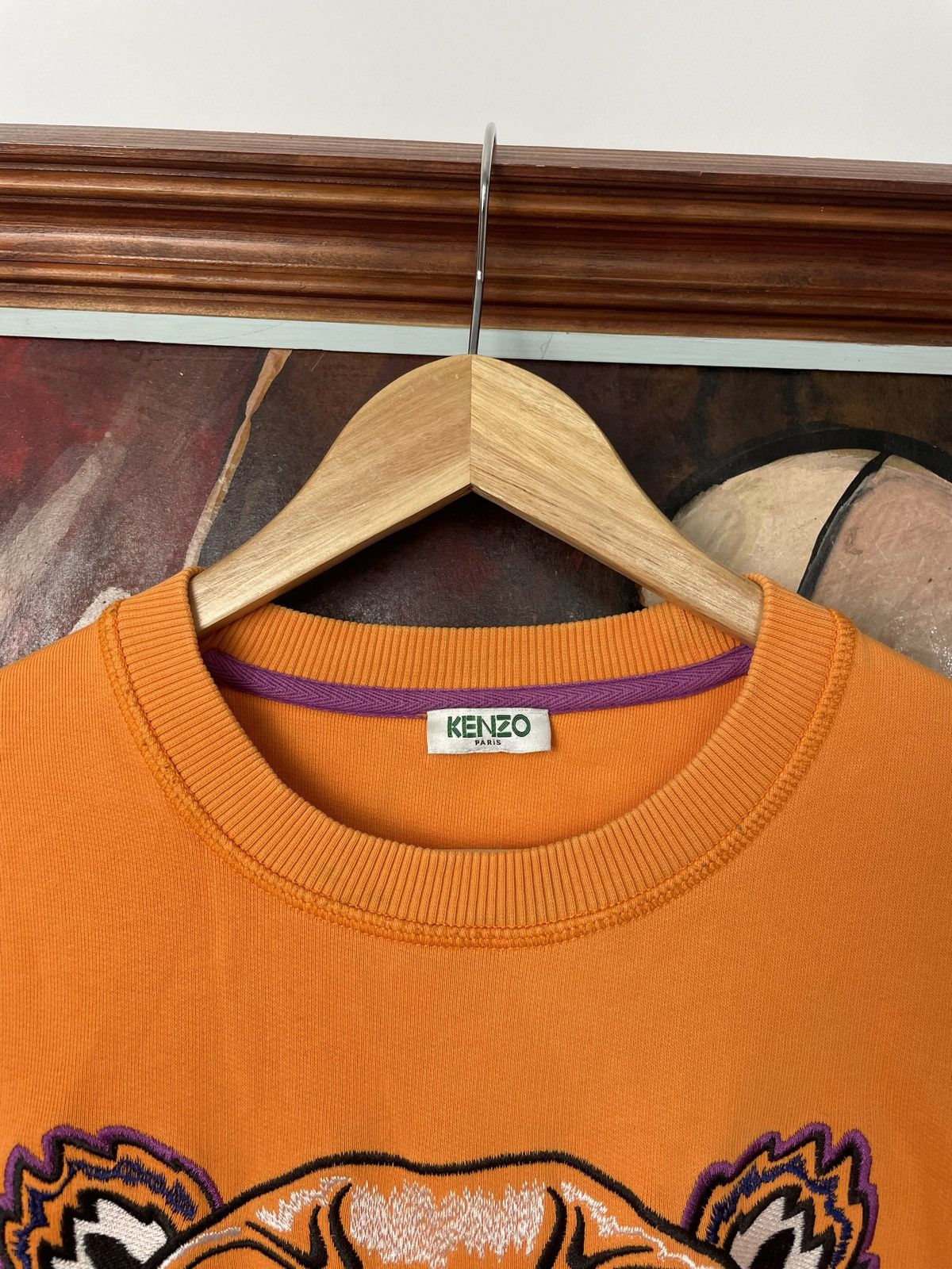 Kenzo Vintage Kenzo Paris tiger sweatshirt Crewneck big logo Y2K Size US S / EU 44-46 / 1 - 3 Thumbnail