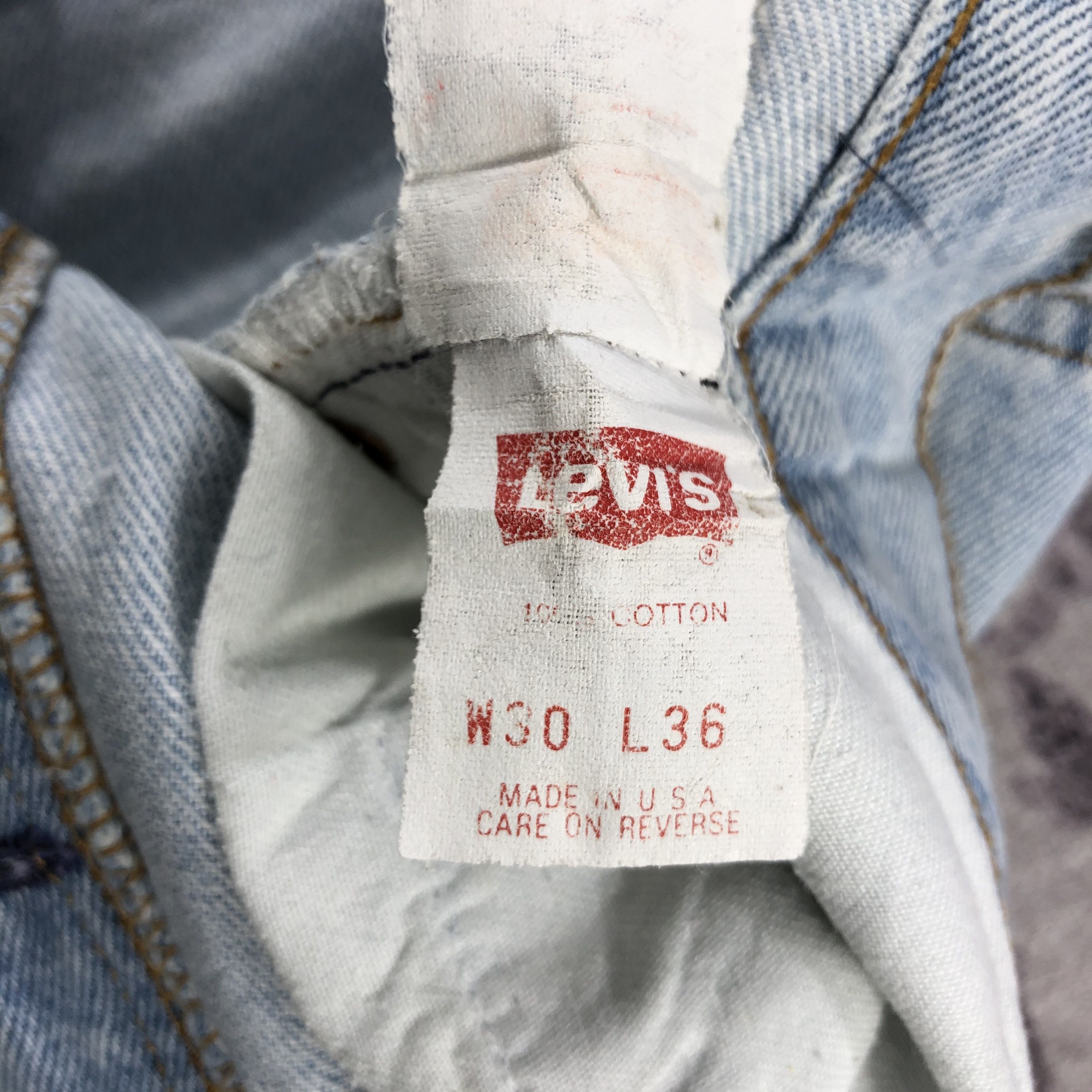 Levi's × Vintage Vintage 90s Light Wash Levis 501 Jeans-JM2195 Size US 28 / EU 44 - 14 Thumbnail