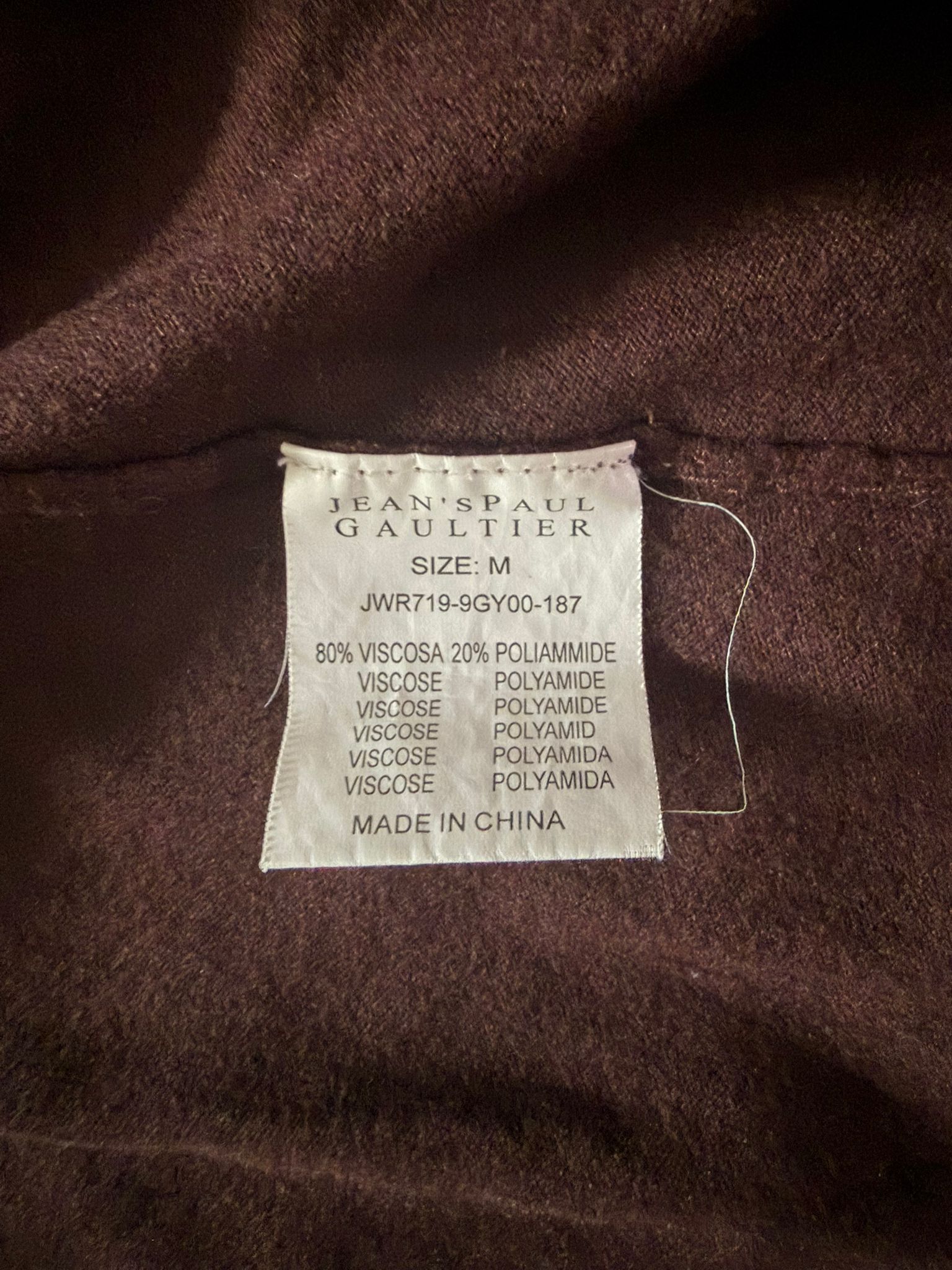 Jean Paul Gaultier Jean Paul Gaultier 90s Brown Zip Pullover Sweater Rare XS Size US XS / EU 42 / 0 - 3 Thumbnail