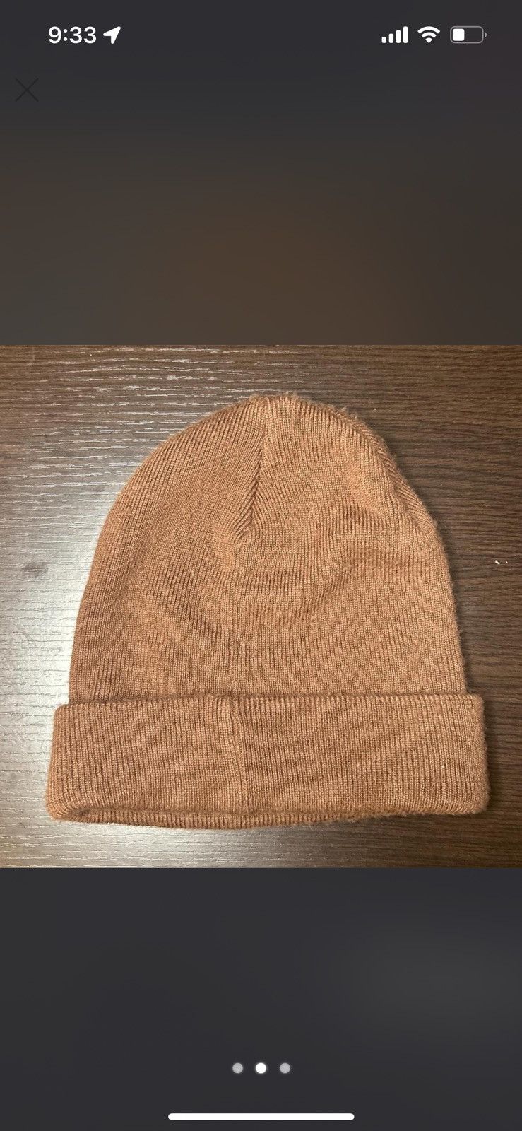 Gosha Rubchinskiy Paccbet Brown Beanie Size ONE SIZE - 2 Thumbnail