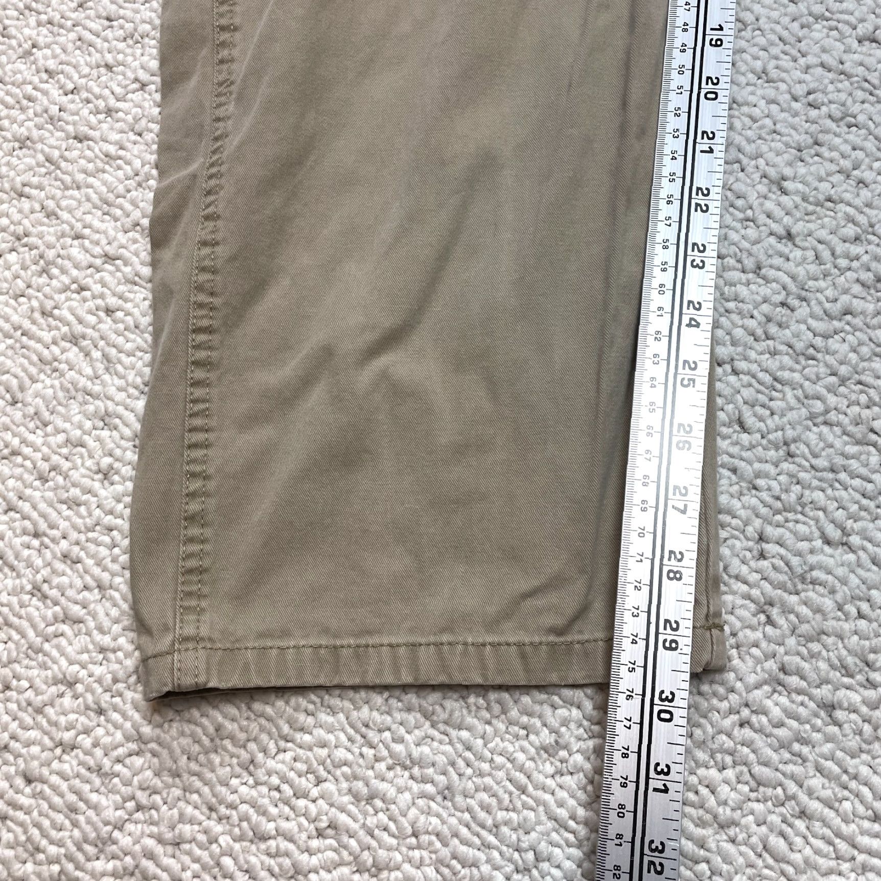 Wrangler Wrangler Cargo Pants Mens 44x30 Brown Biege Kahki High Rise Slacks Cotton Solid Size US 44 / EU 60 - 3 Thumbnail