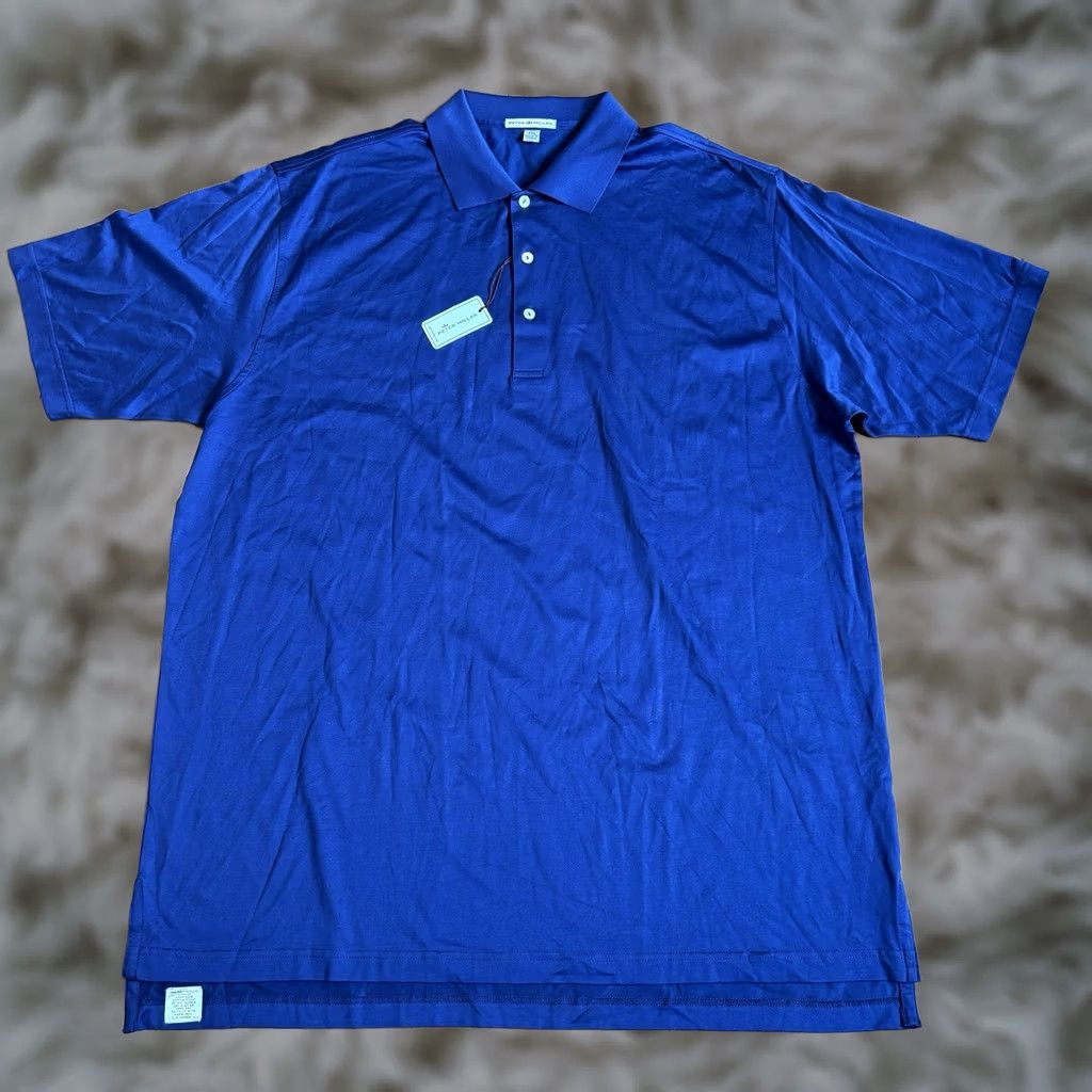 Peter Millar Peter Millar Polo Shirt Golf Patriot Navy Mens XXL Cotton NWT MC00K01 Size US XXL / EU 58 / 5 - 1 Thumbnail