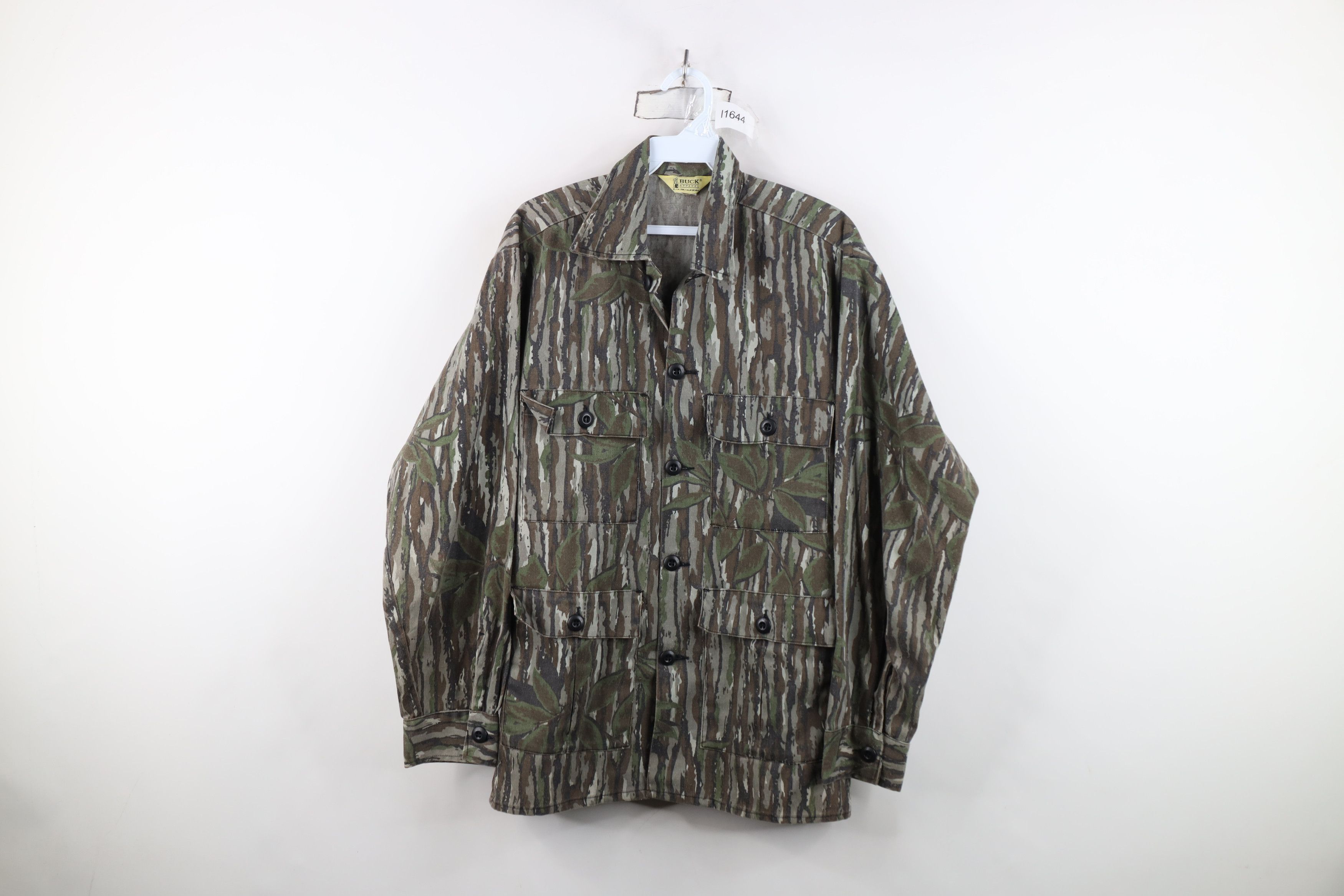 Vintage Vintage 80s 90s Streetwear Camouflage Shirt Jacket Jac USA Size US M / EU 48-50 / 2 - 1 Thumbnail