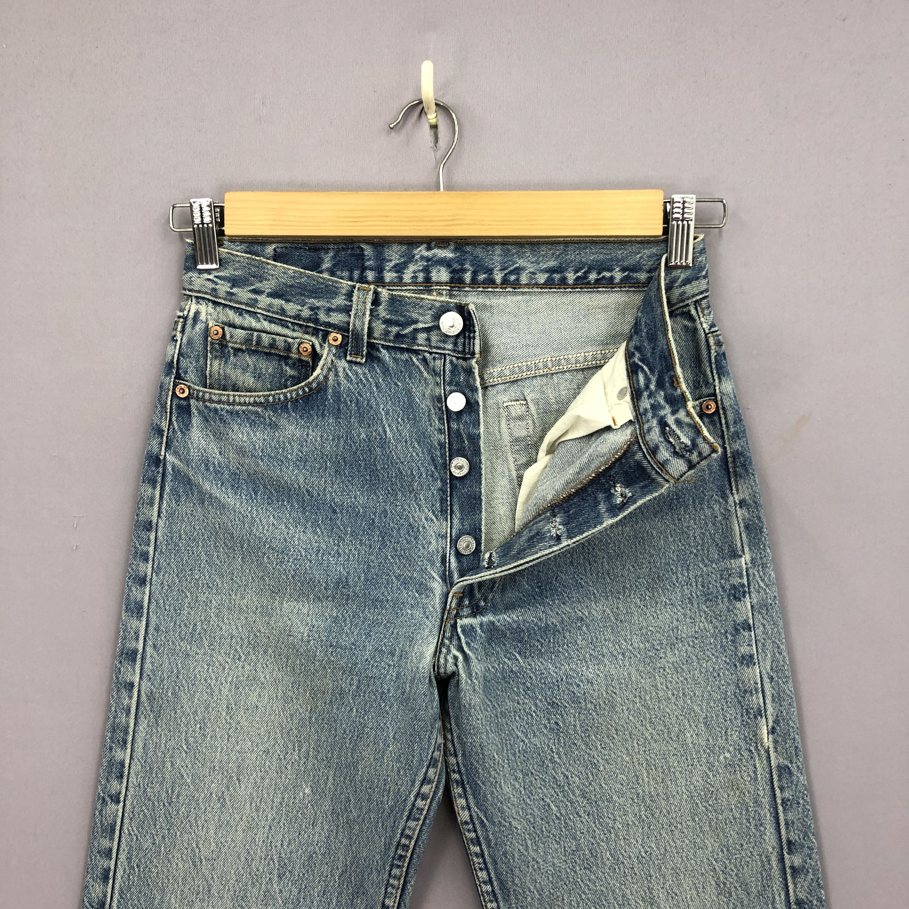 Levi's Vintage 90s Levis 501 Faded Jeans Levi's Stonewash Denim Size 28" / US 6 / IT 42 - 6 Thumbnail