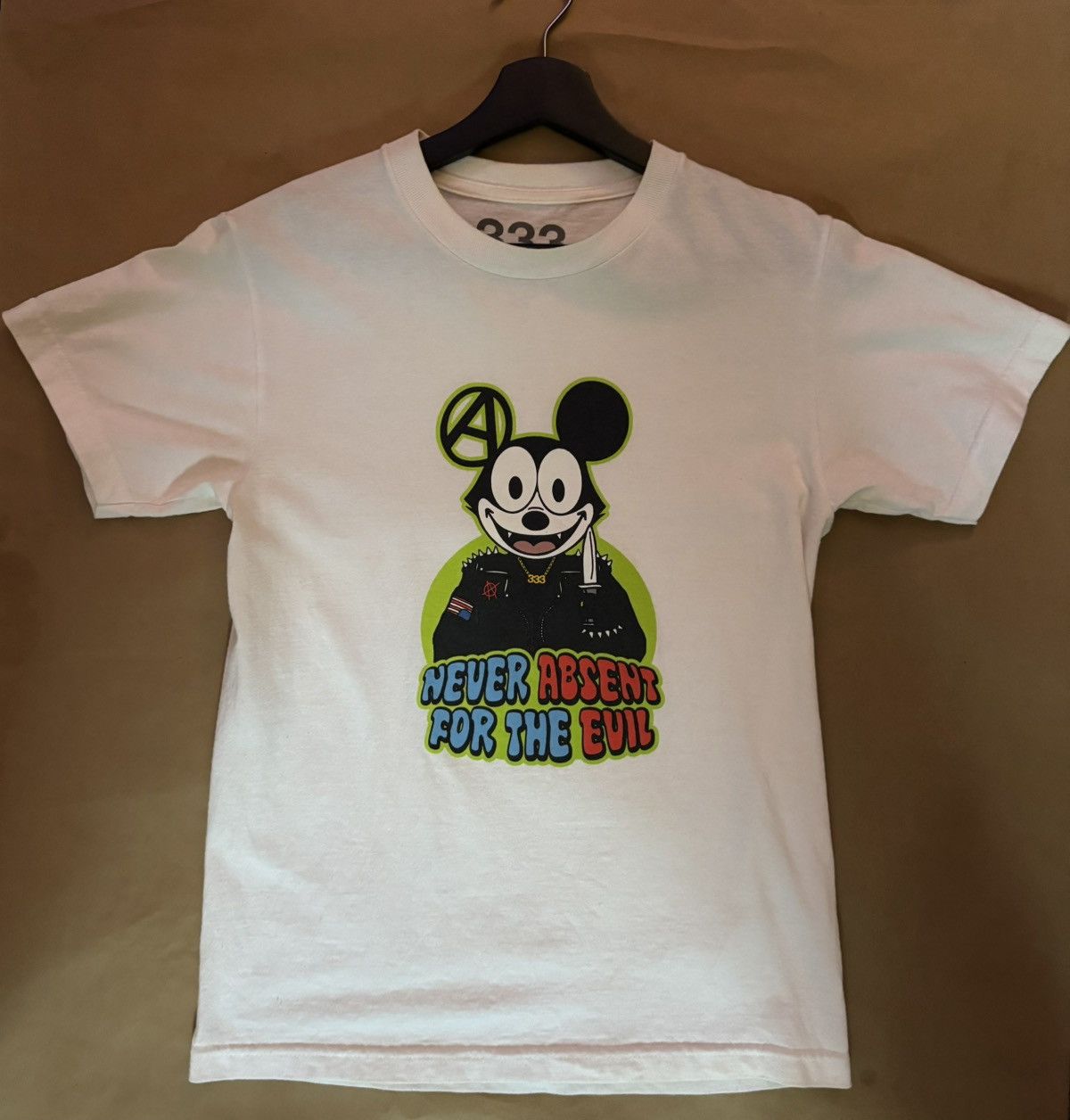 Half Evil Half Evil Never Absent For The Evil Tee Size US S / EU 44-46 / 1 - 1 Thumbnail