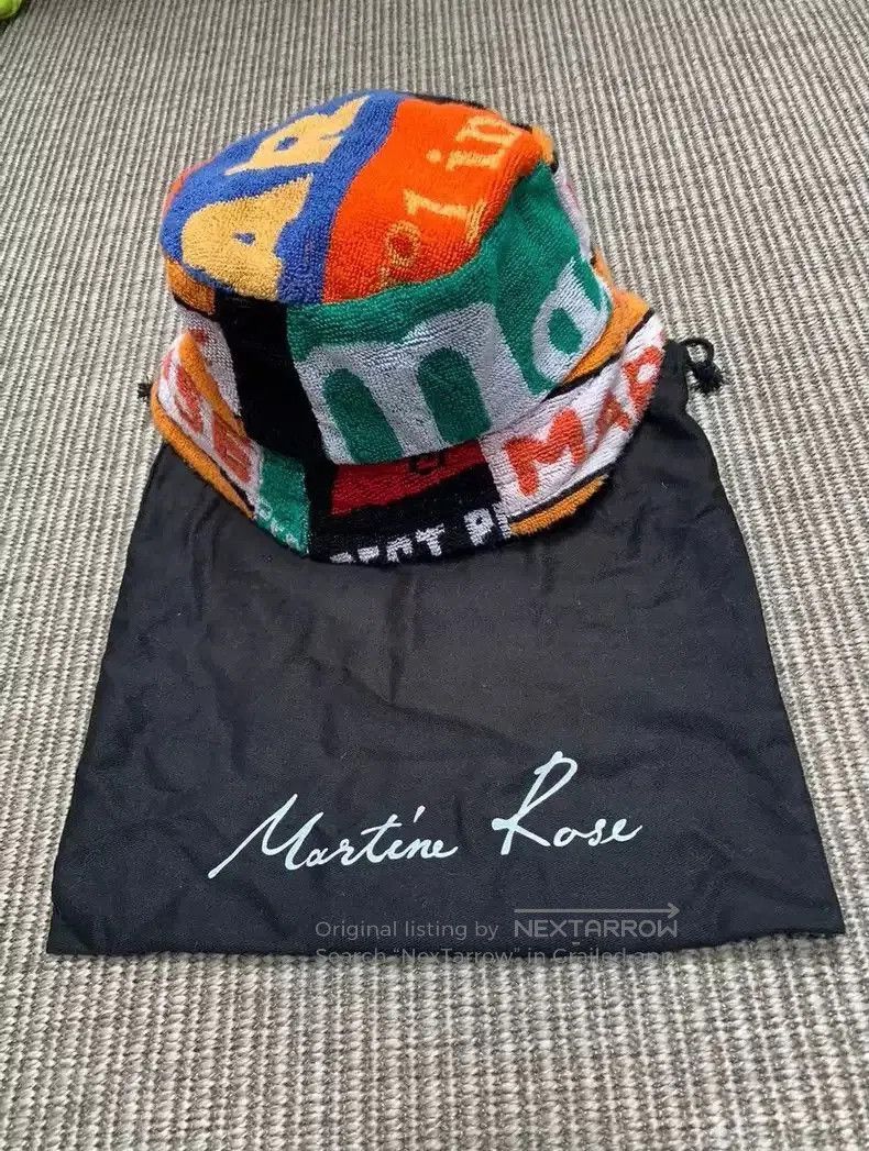 Martine Rose Martine Rose patchwork printed fisherman hat hat. Size ONE SIZE - 2 Thumbnail