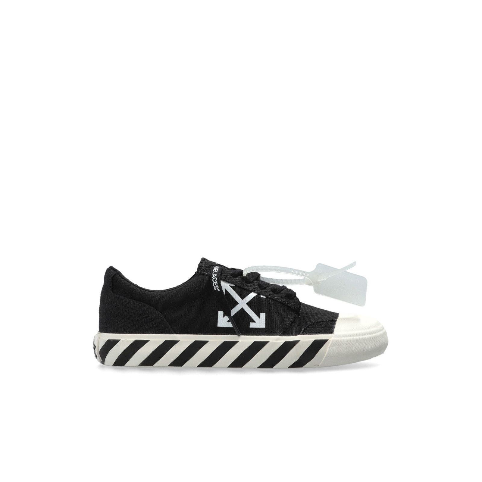 Off-White OFF-WHITE Vulcanized Undercut Black Sneakers New & Authenti Size US 10 / IT 40 - 1 Thumbnail