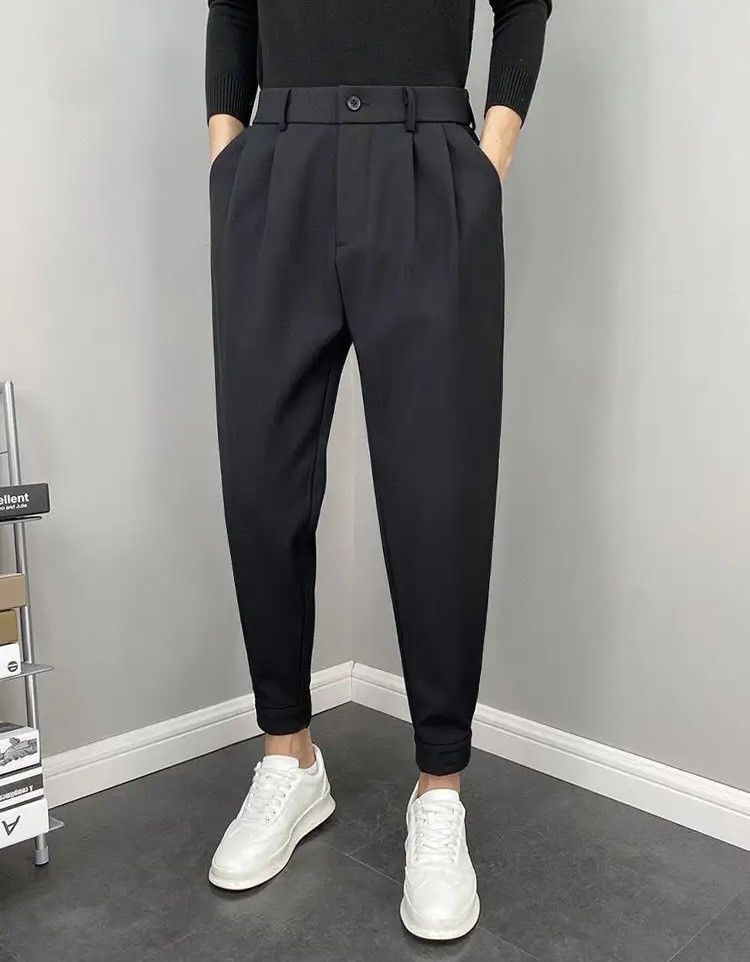 Japanese Brand × Vintage Casual Pants Elastic Waist Trousers Streetwear Size US 32 / EU 48 - 3 Thumbnail