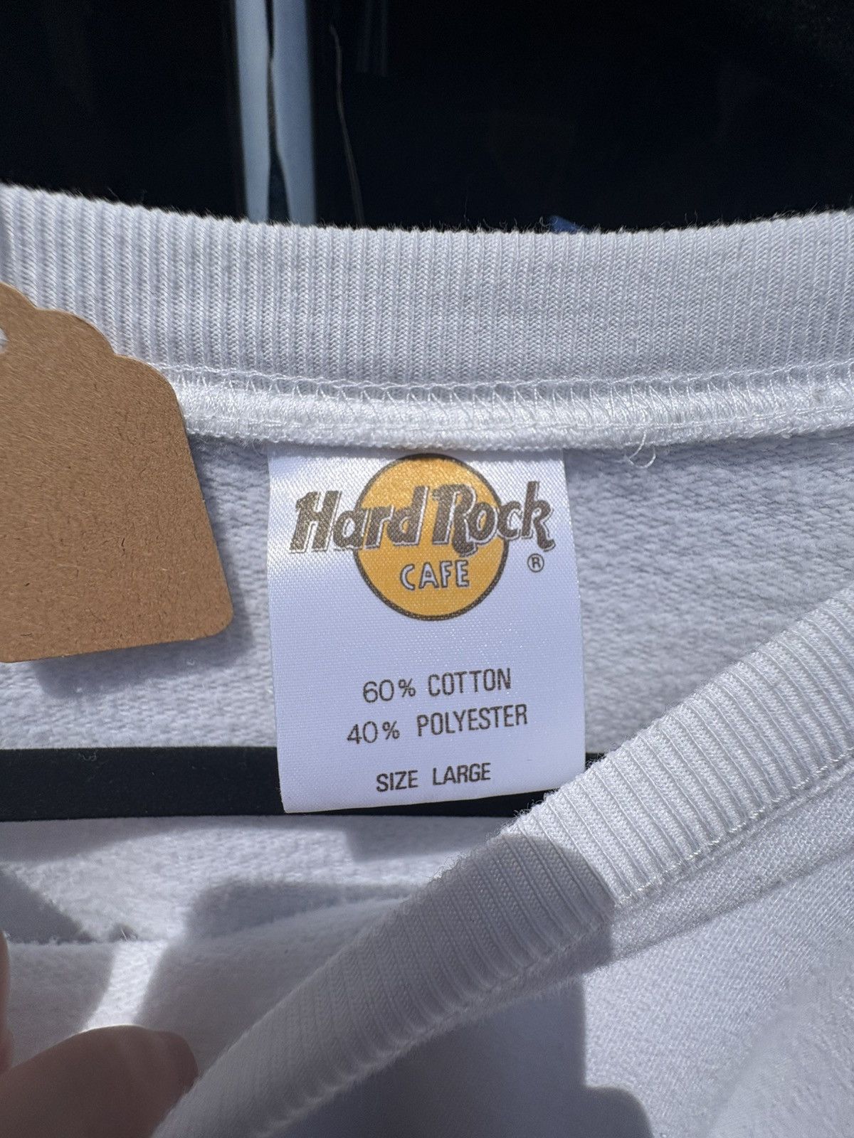 Hard Rock Cafe × Vintage Vintage 1990s Hard Rock Cafe London Crewneck Sweatshirt Size US L / EU 52-54 / 3 - 4 Thumbnail