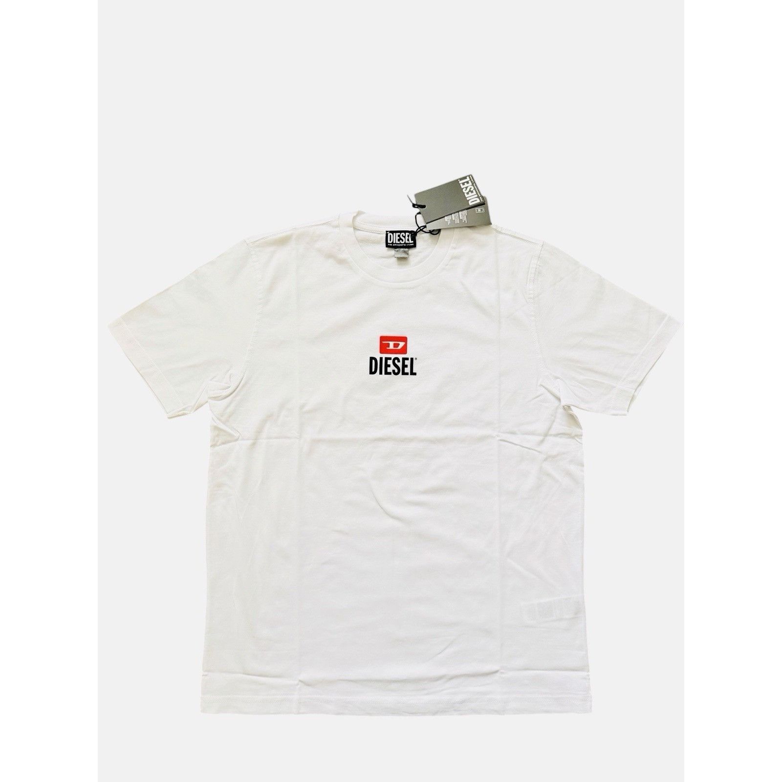 Diesel Diesel T-Just Small New D Logo T-Shirt White Size L Size US L / EU 52-54 / 3 - 1 Thumbnail