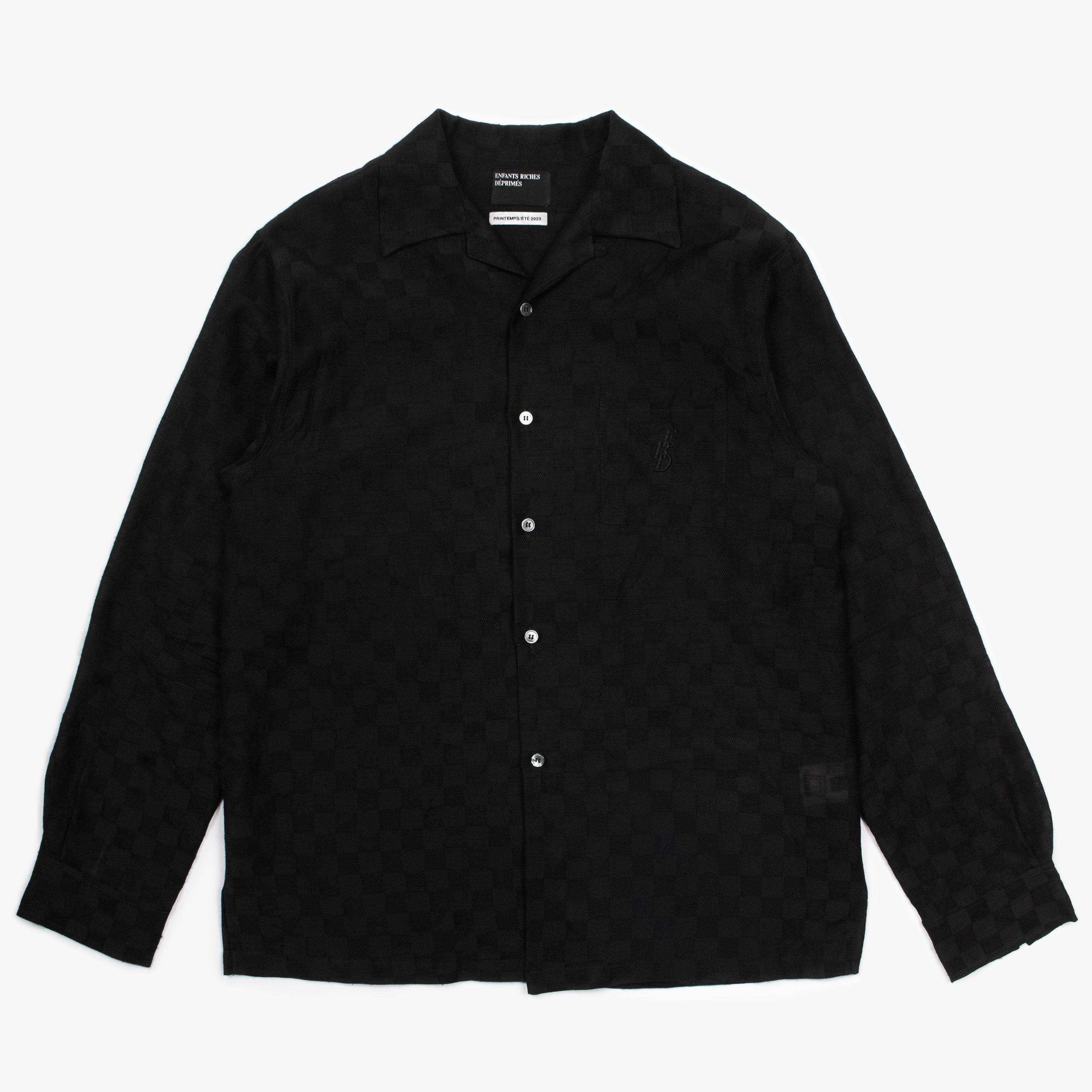Enfants Riches Deprimes ENFANTS RICHES DEPRIMES SS 23 SILK CHECKERED BUTTON UP Size US XL / EU 56 / 4 - 2 Thumbnail