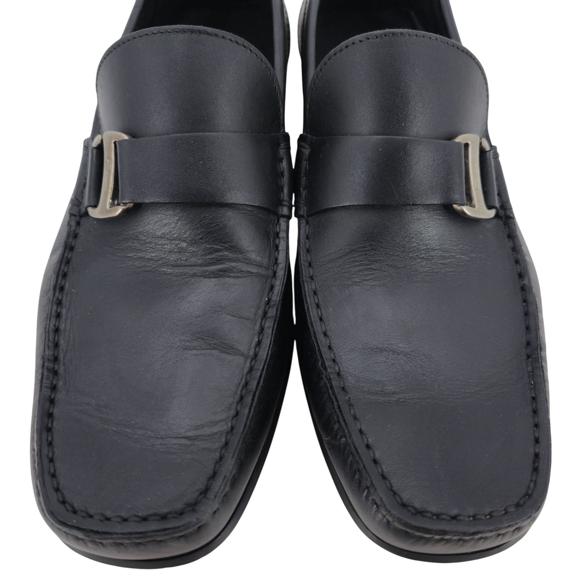 Salvatore Ferragamo Salvatore Ferragamo Italy Mens 6.5EE Black Calf Dress Shoes Size US 6.5 / EU 39-40 - 13 Thumbnail