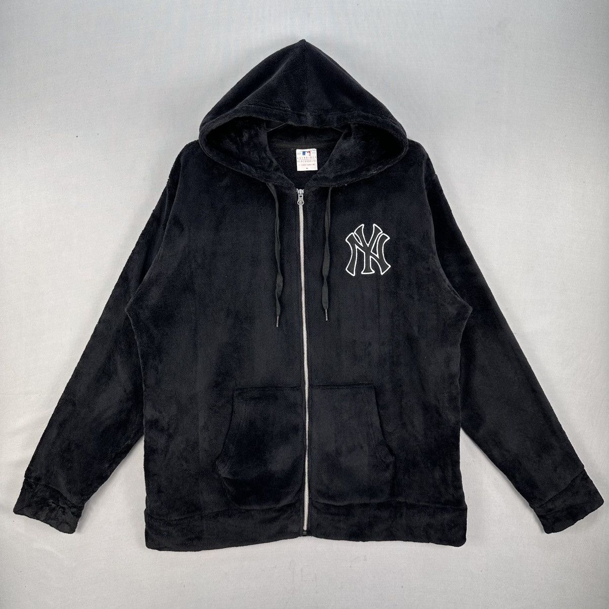 MLB Vintage MLB New York Fleece Zipper Sweater Hoodie Size US XXL / EU 58 / 5 - 1 Thumbnail
