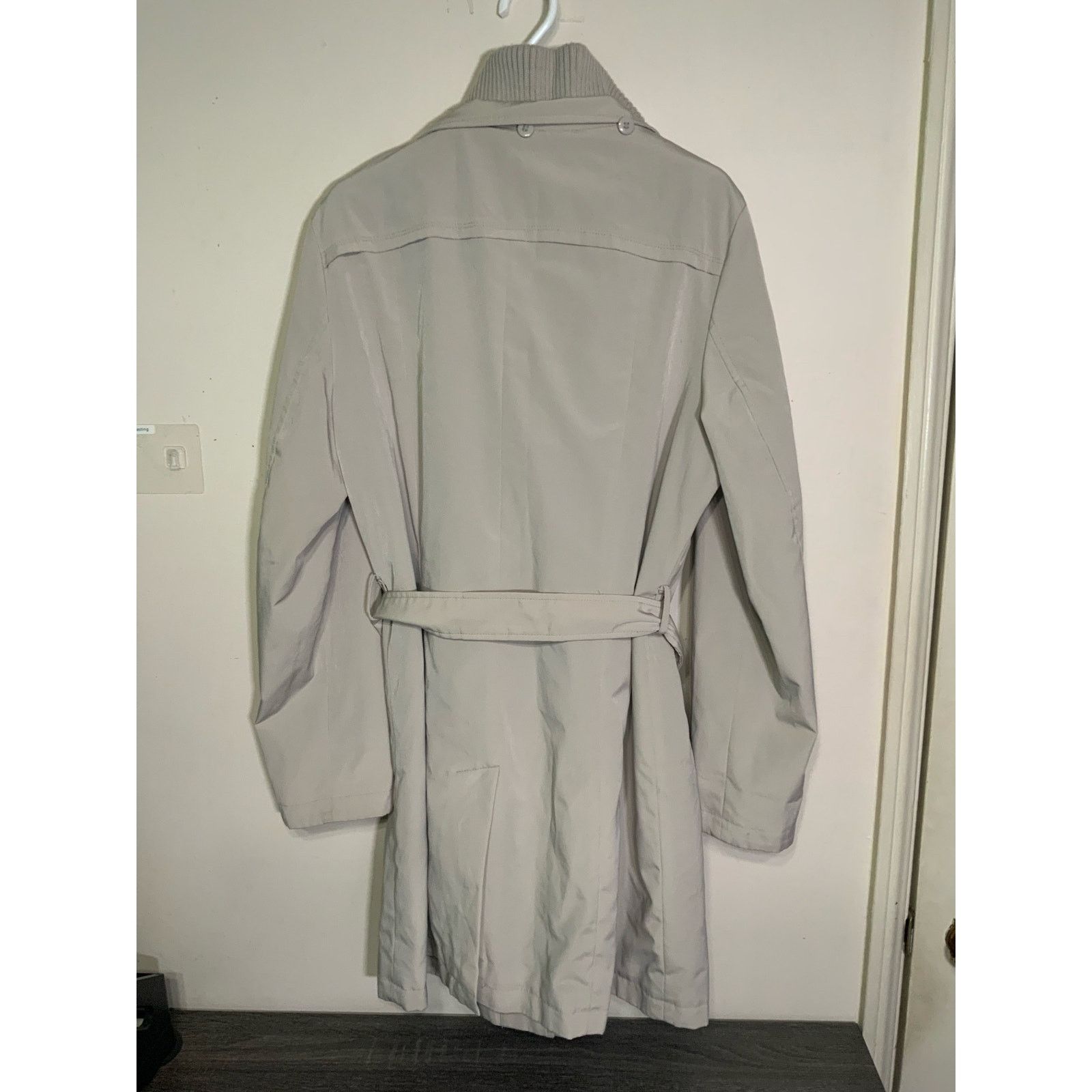 Nautica Nautica Lightweight Belted Jacket Beige Trench Coat Size L Size L / US 10 / IT 46 - 3 Thumbnail
