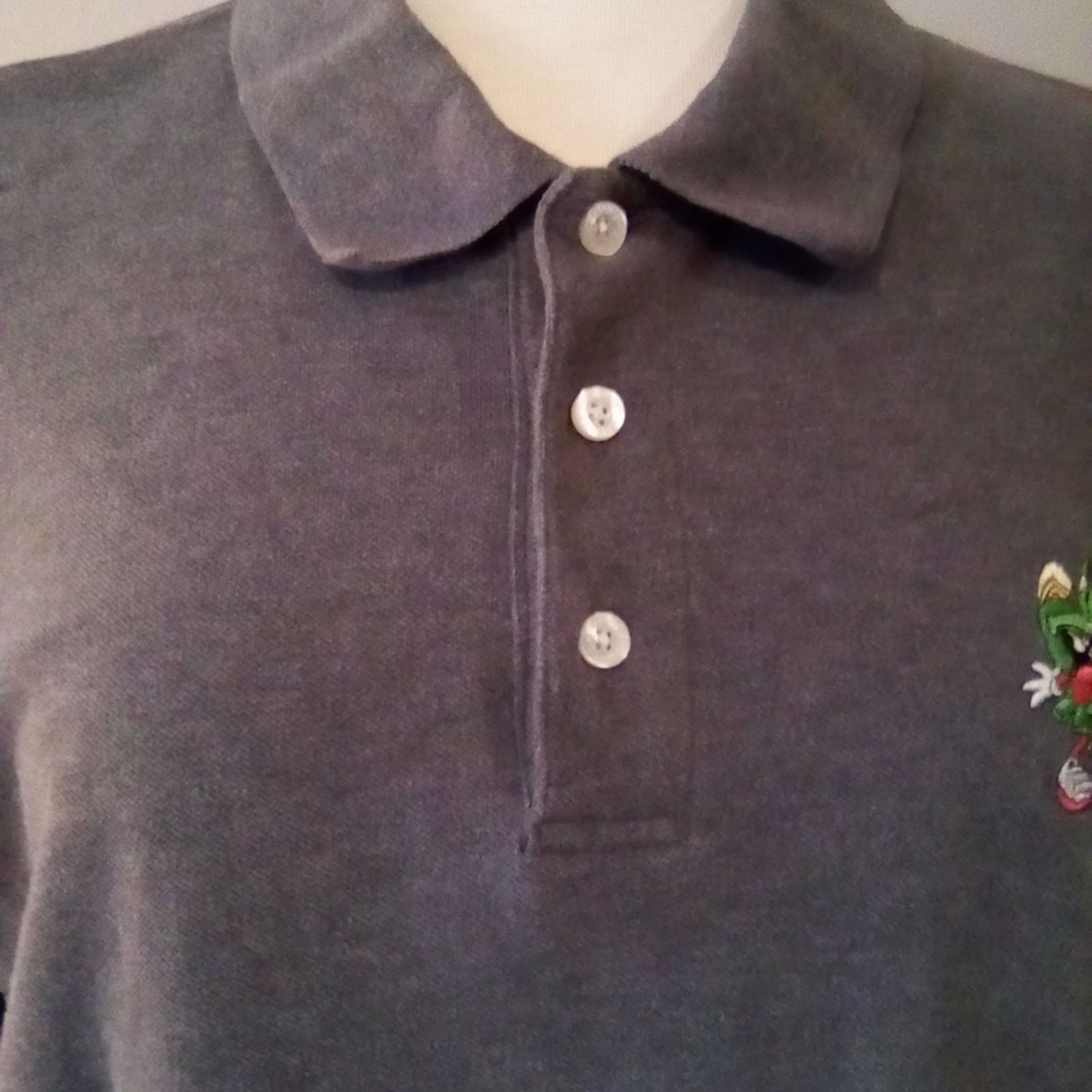 Warner Bros 2000 Warner Bros. Studio "Marvin the Martian" Polo Shirt XL Size US XL / EU 56 / 4 - 3 Thumbnail