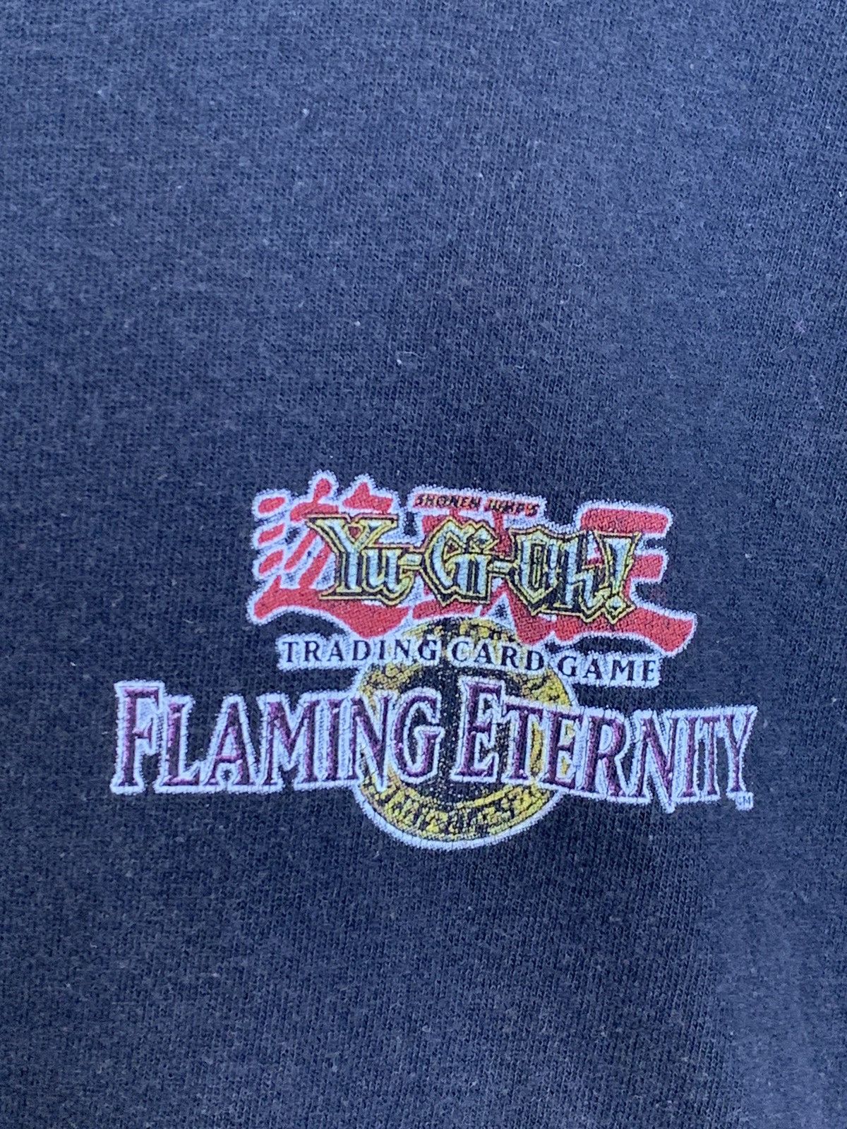 Vintage RARE* Vintage 1996 Yu-Gi-Oh Flaming Eternity Card Game Shirt Size US XL / EU 56 / 4 - 5 Thumbnail