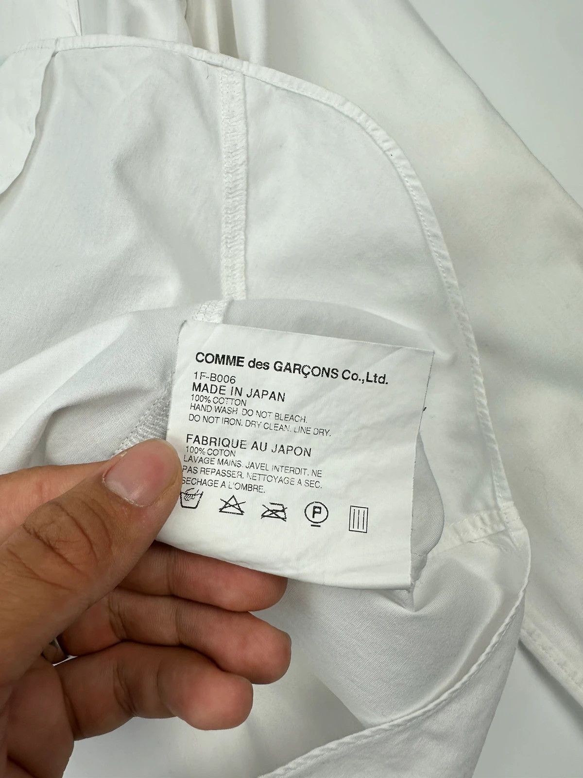 Comme des Garcons Comme Des Garçons Black AD2010 White & Black Straps Shirt Size XS / US 0-2 / IT 36-38 - 12 Thumbnail