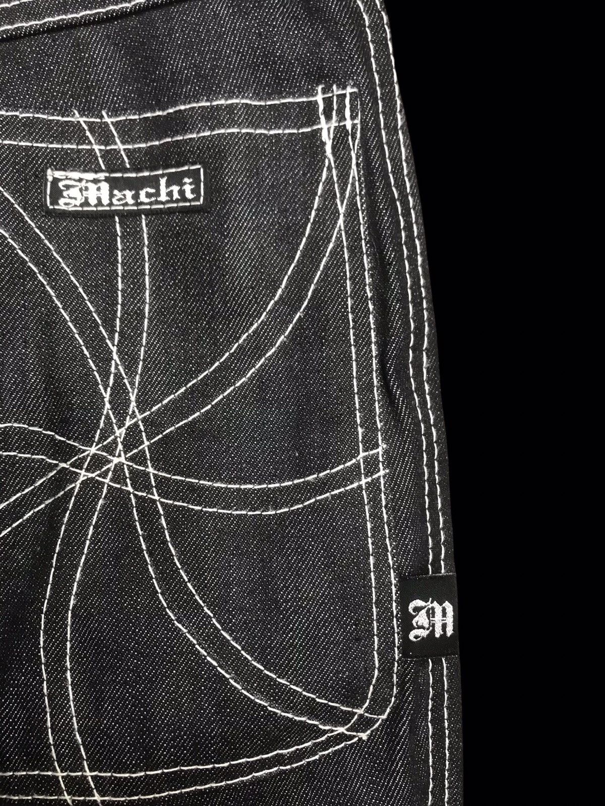 Other 💥AVANT GARDE💥OCTMAMI BONDAGE BELL BOTTOM STURDY DENIM F248 Size US 26 / EU 42 - 18 Thumbnail