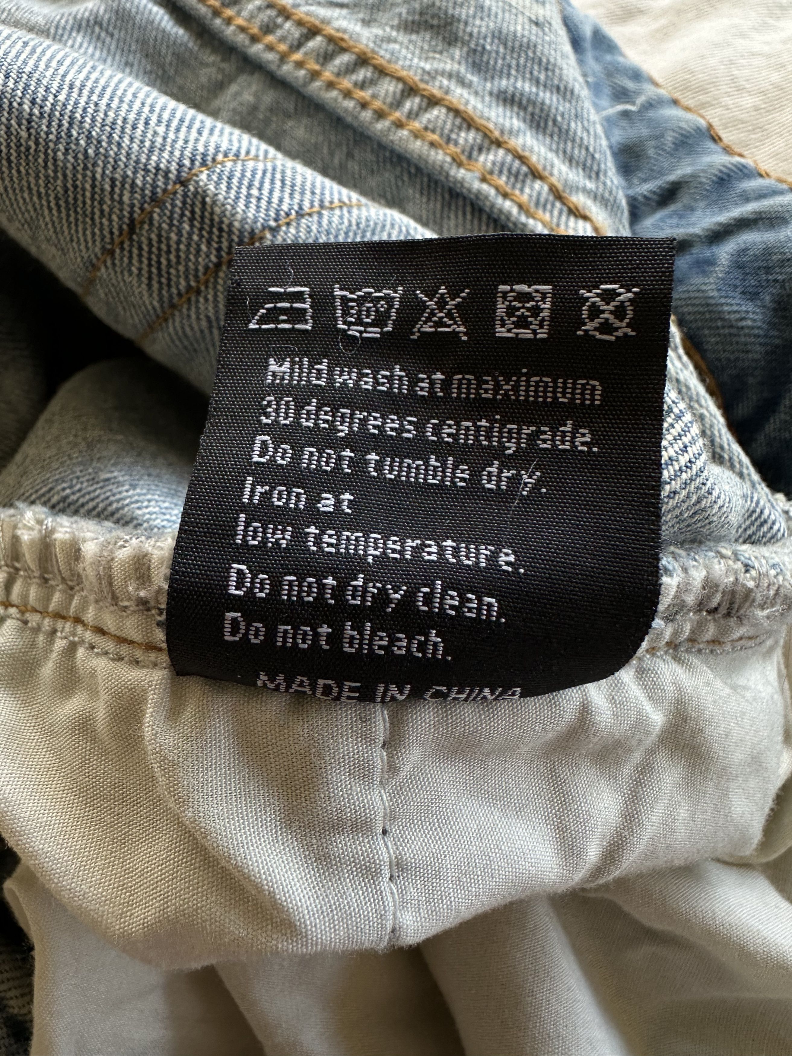 Ev Bravado FLOWER DENIM WHO DECIDES WAR Size US 34 / EU 50 - 11 Thumbnail