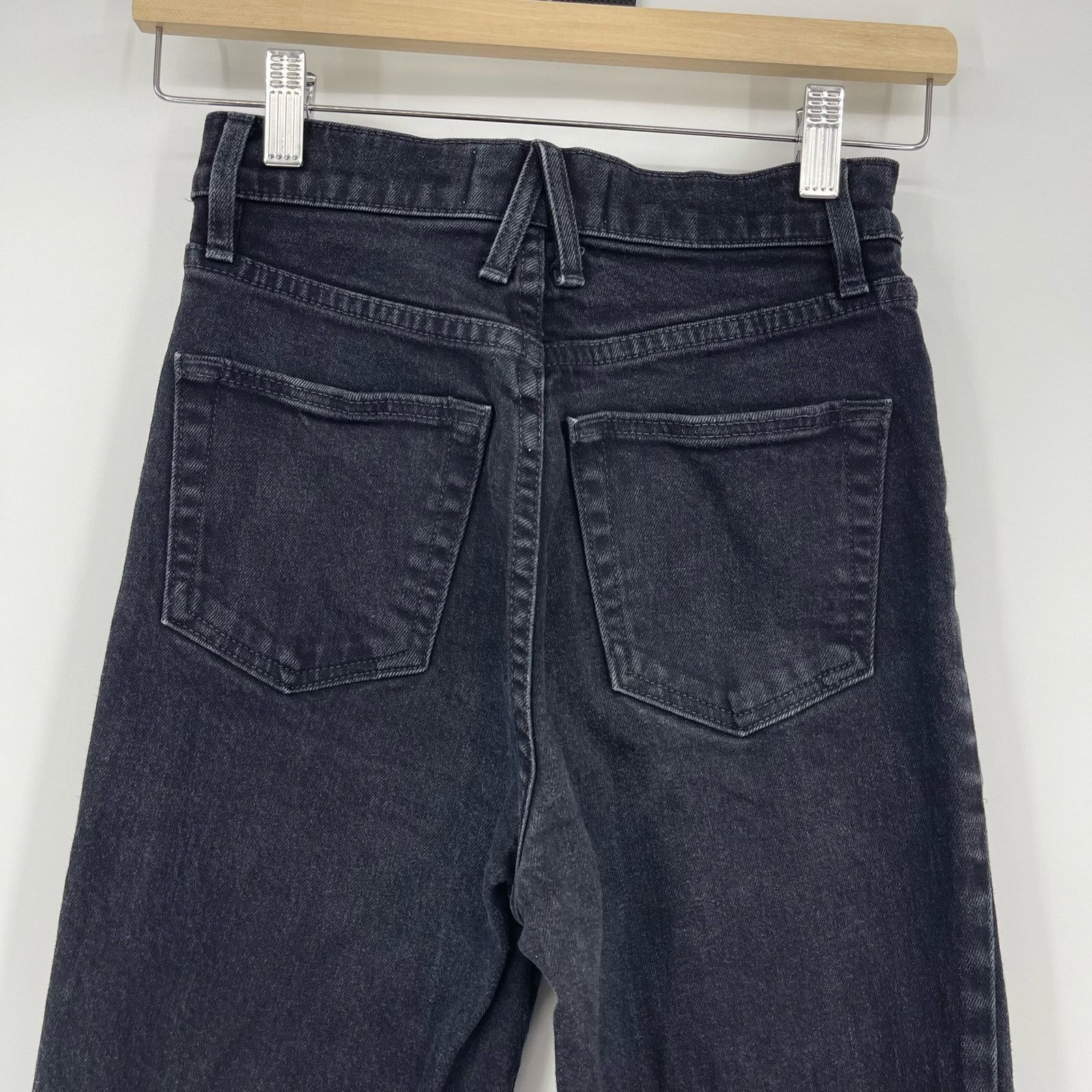 SLVRLAKE SLVRLAKE | London Straight Leg Jeans Jet Black 25 Size 25" / US 0 / IT 36 - 9 Thumbnail